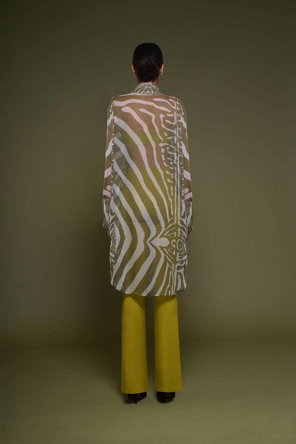 La Petite Robe Di Chiara Boni amil chiffon printed shirt Offerta