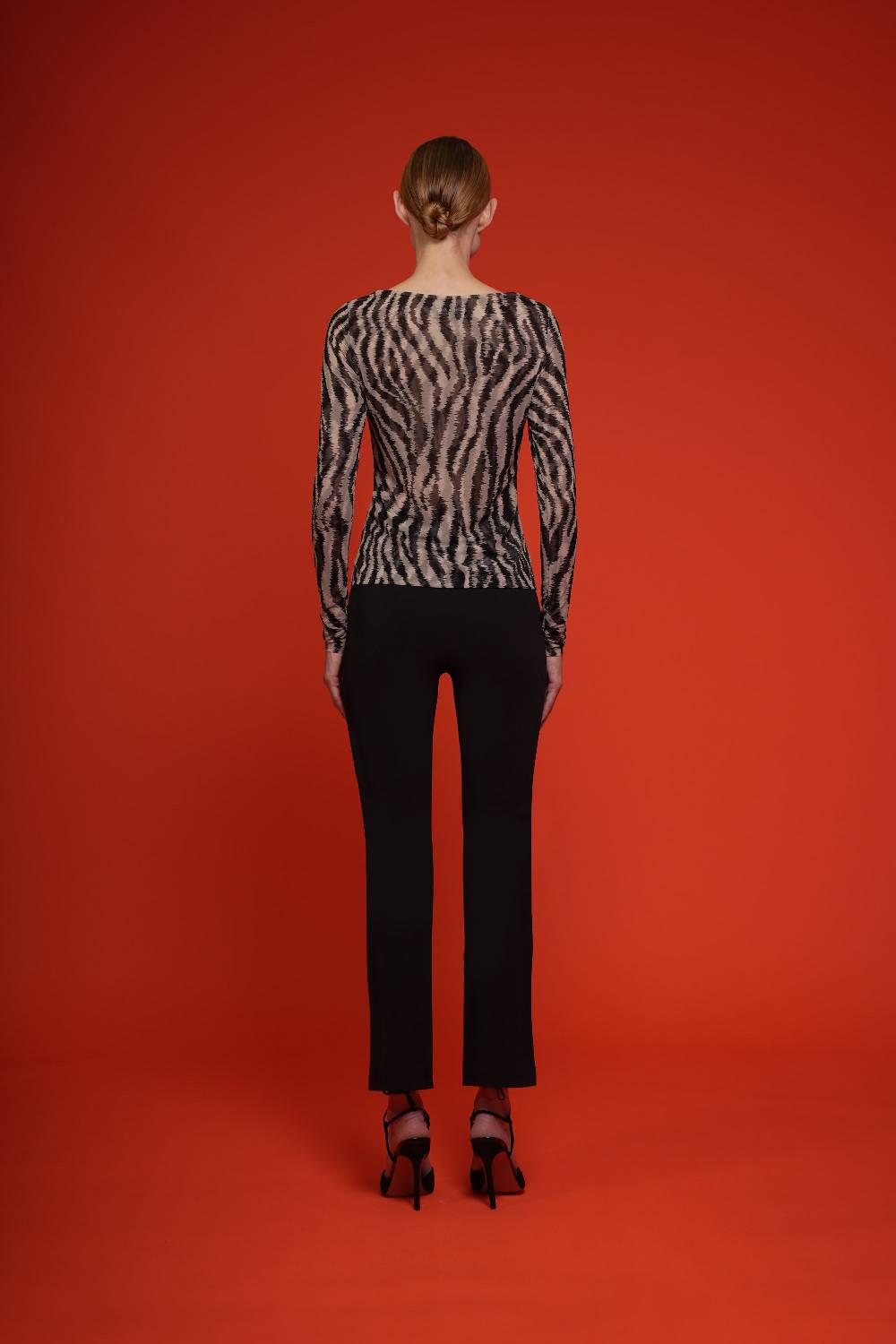 La Petite Robe Di Chiara Boni lupina illusion printed top Offerte