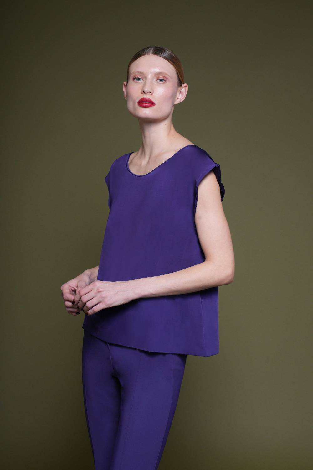 La Petite Robe Di Chiara Boni frilla flowy top Vendita Calda