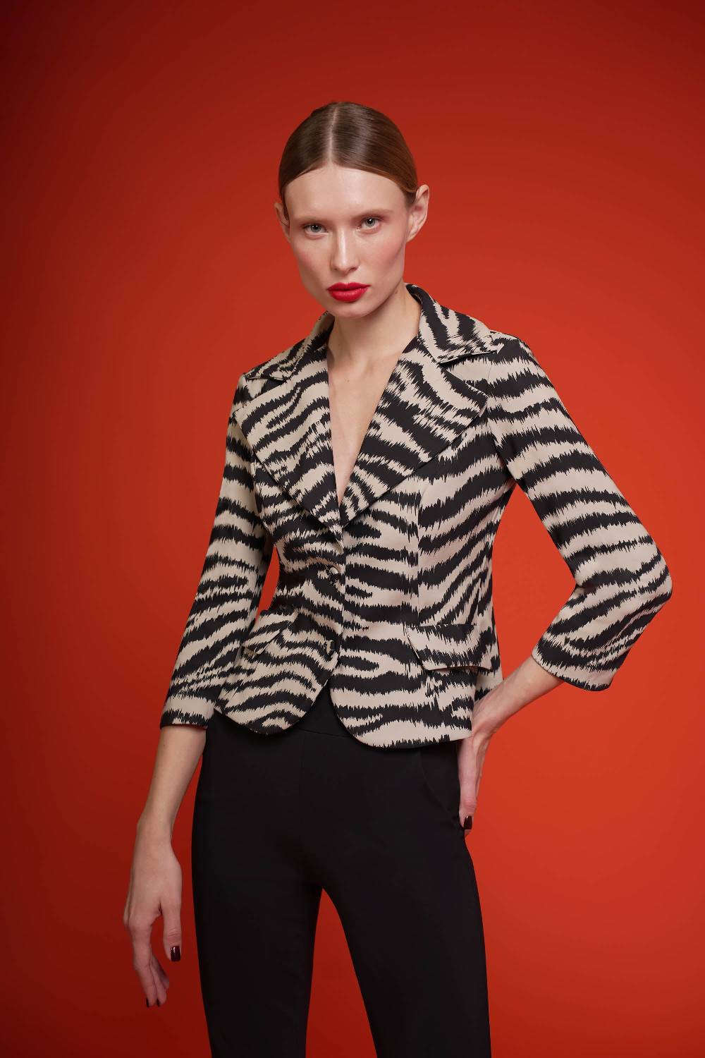 La Petite Robe Di Chiara Boni kimimela printed jacket Nuovo