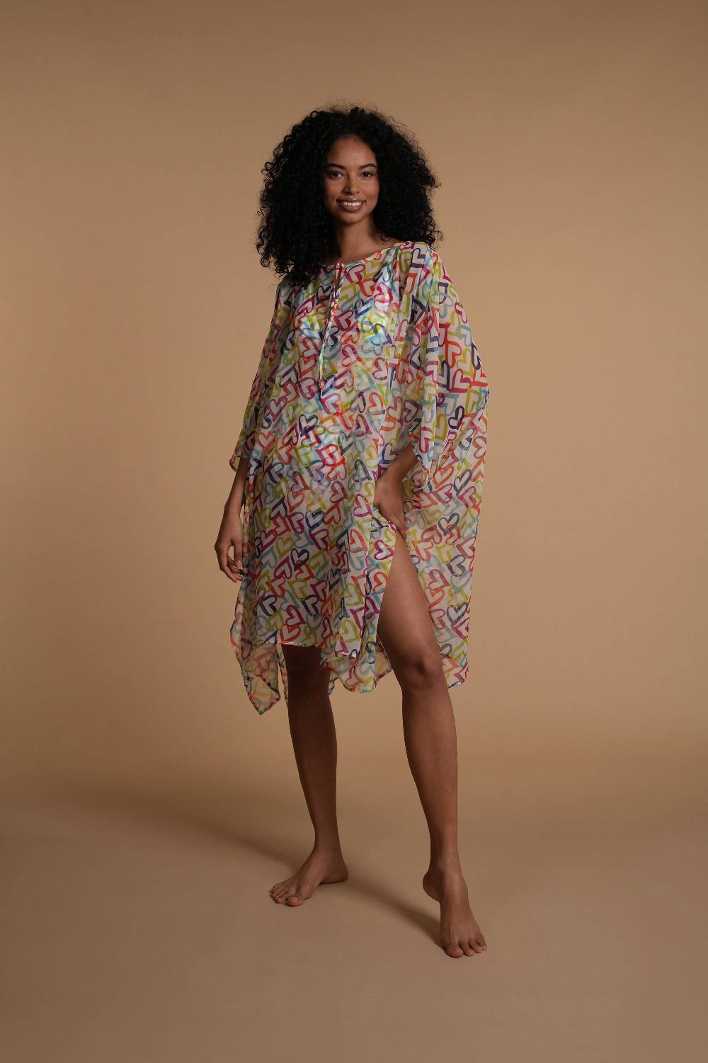 La Petite Robe Di Chiara Boni chiffon-fina printed cover-up Vendite Flash