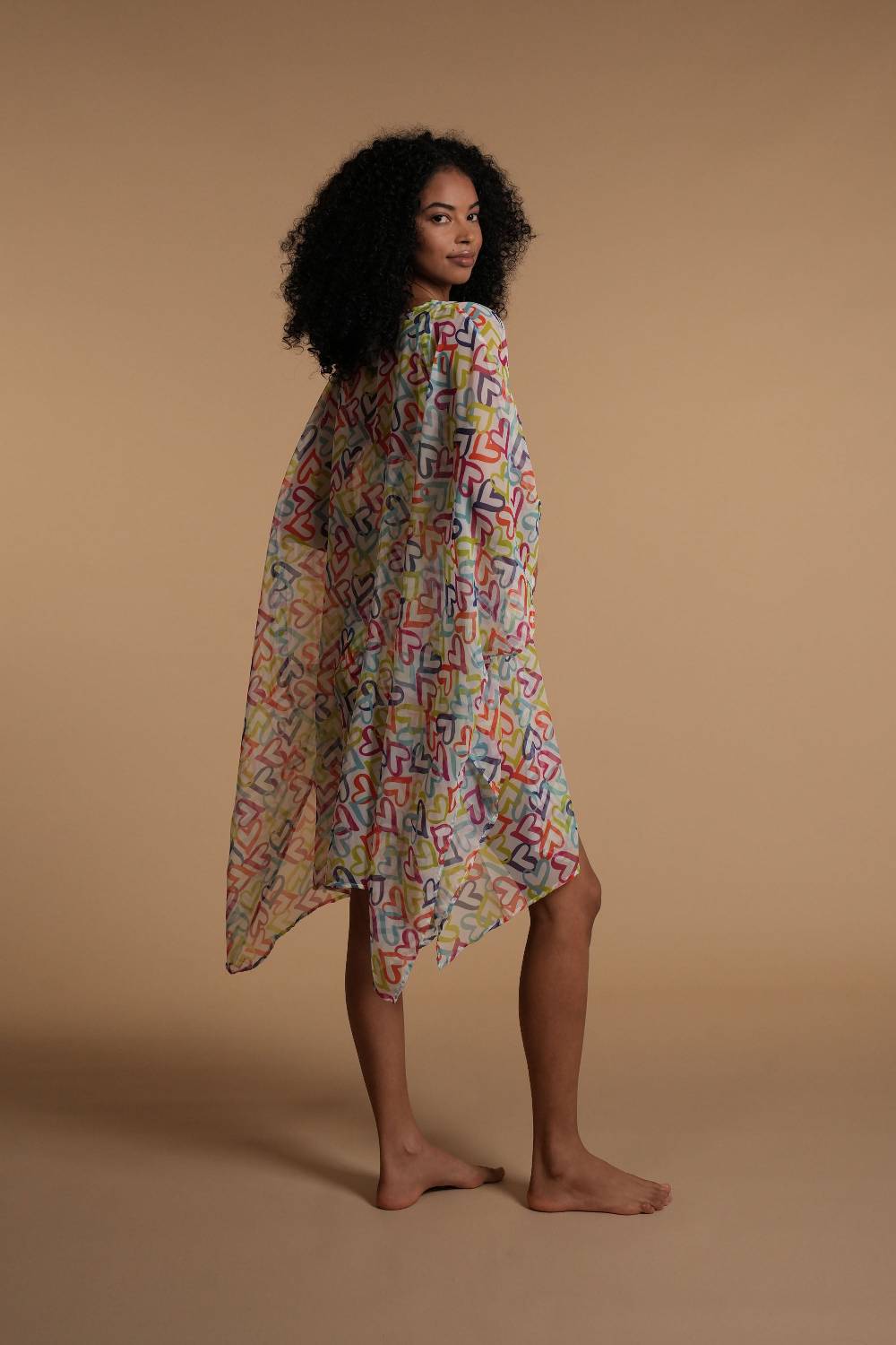 La Petite Robe Di Chiara Boni chiffon-fina printed cover-up Vendite Flash