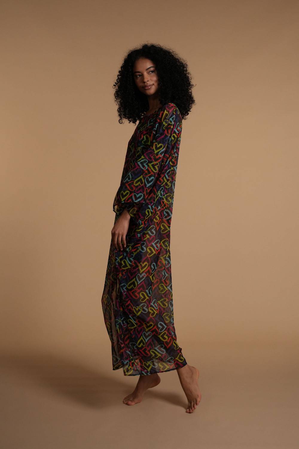 La Petite Robe Di Chiara Boni chiffon-mae printed cover-up In Saldo