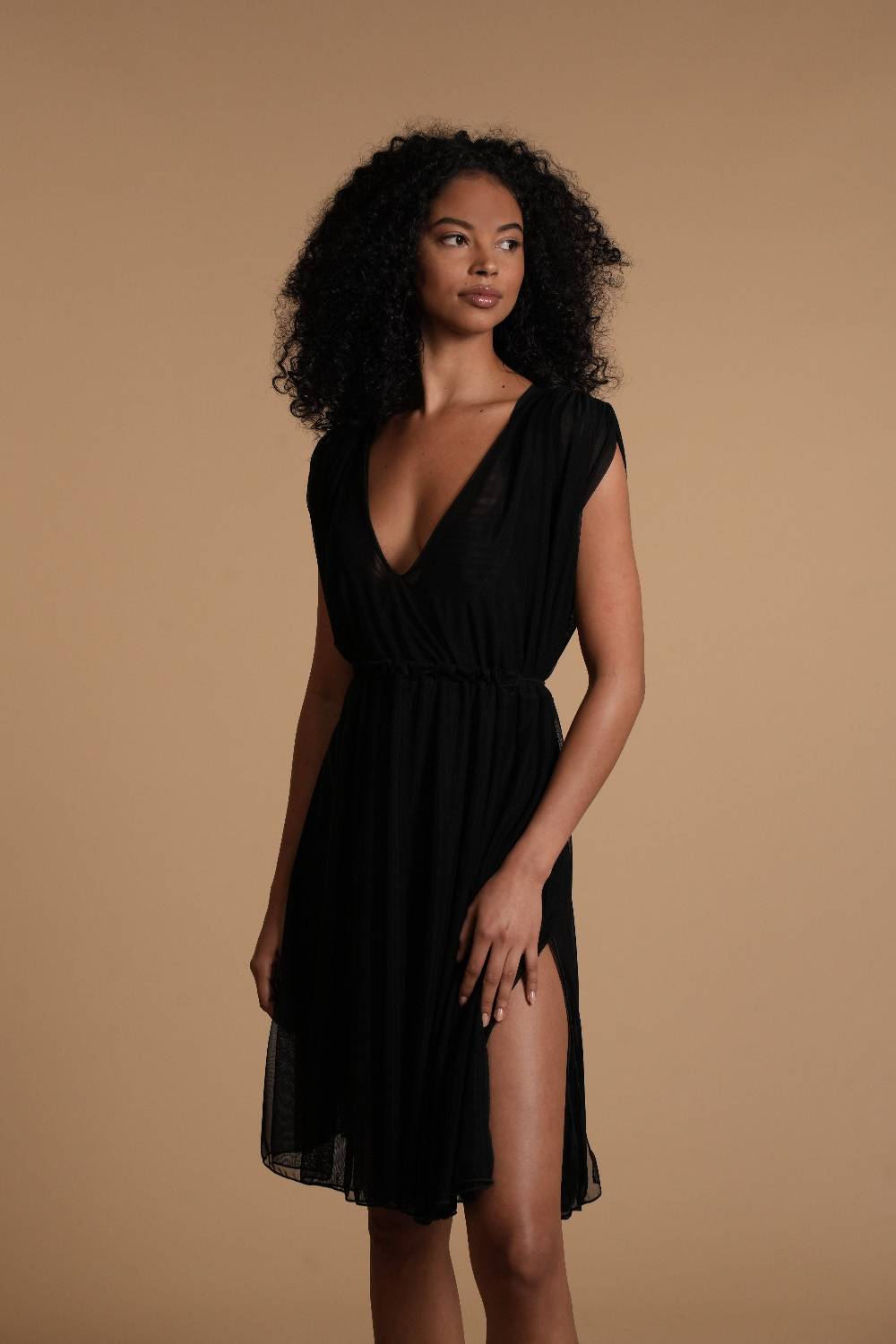 La Petite Robe Di Chiara Boni mesh-mindy cover-up Nuova