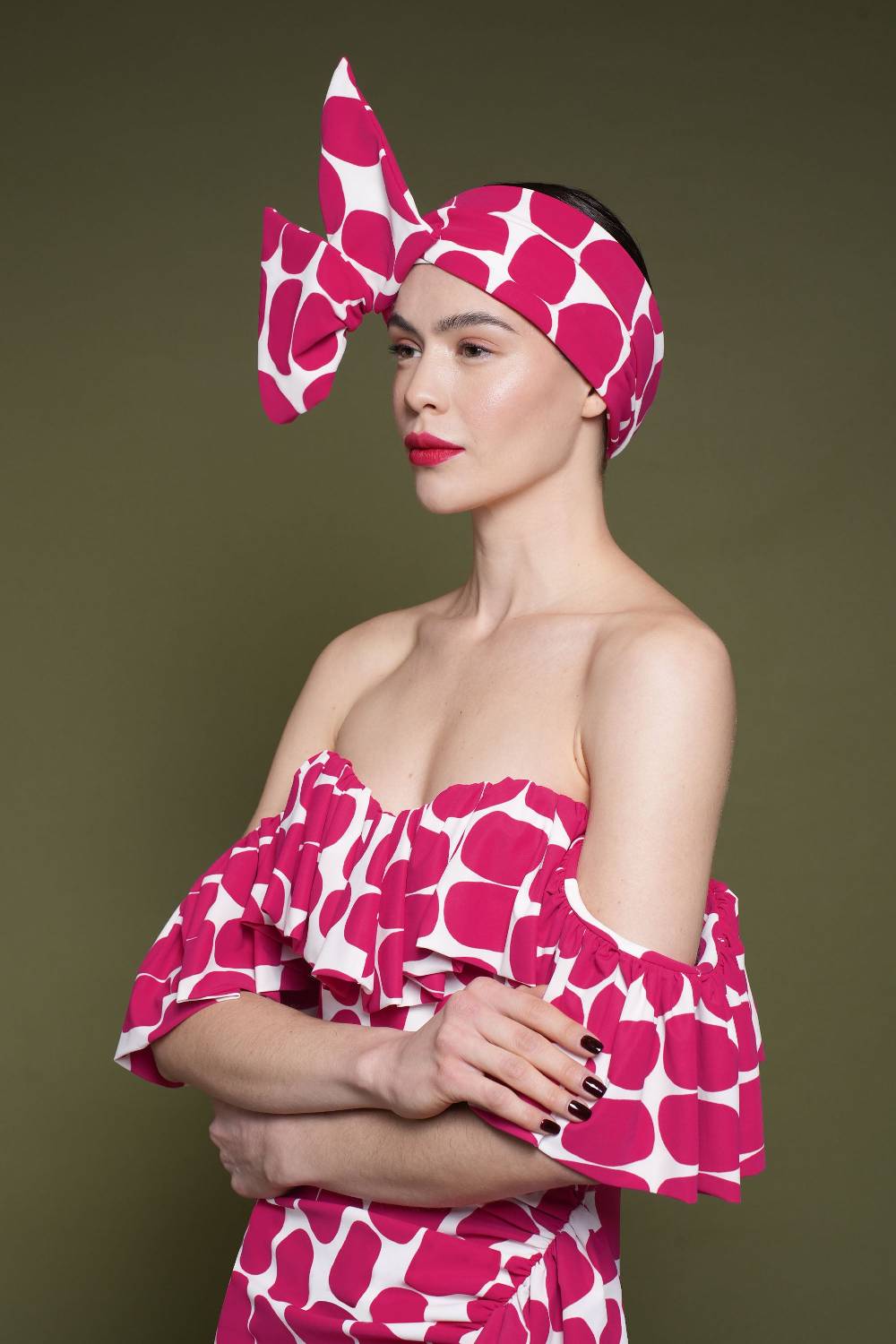 La Petite Robe Di Chiara Boni printed turban Italy