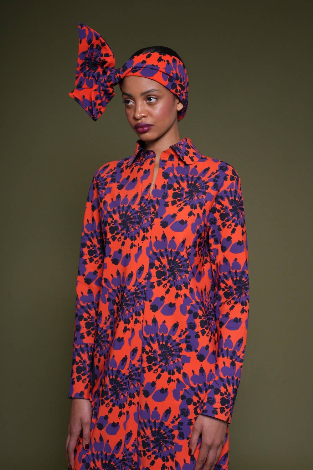La Petite Robe Di Chiara Boni printed turban 2025