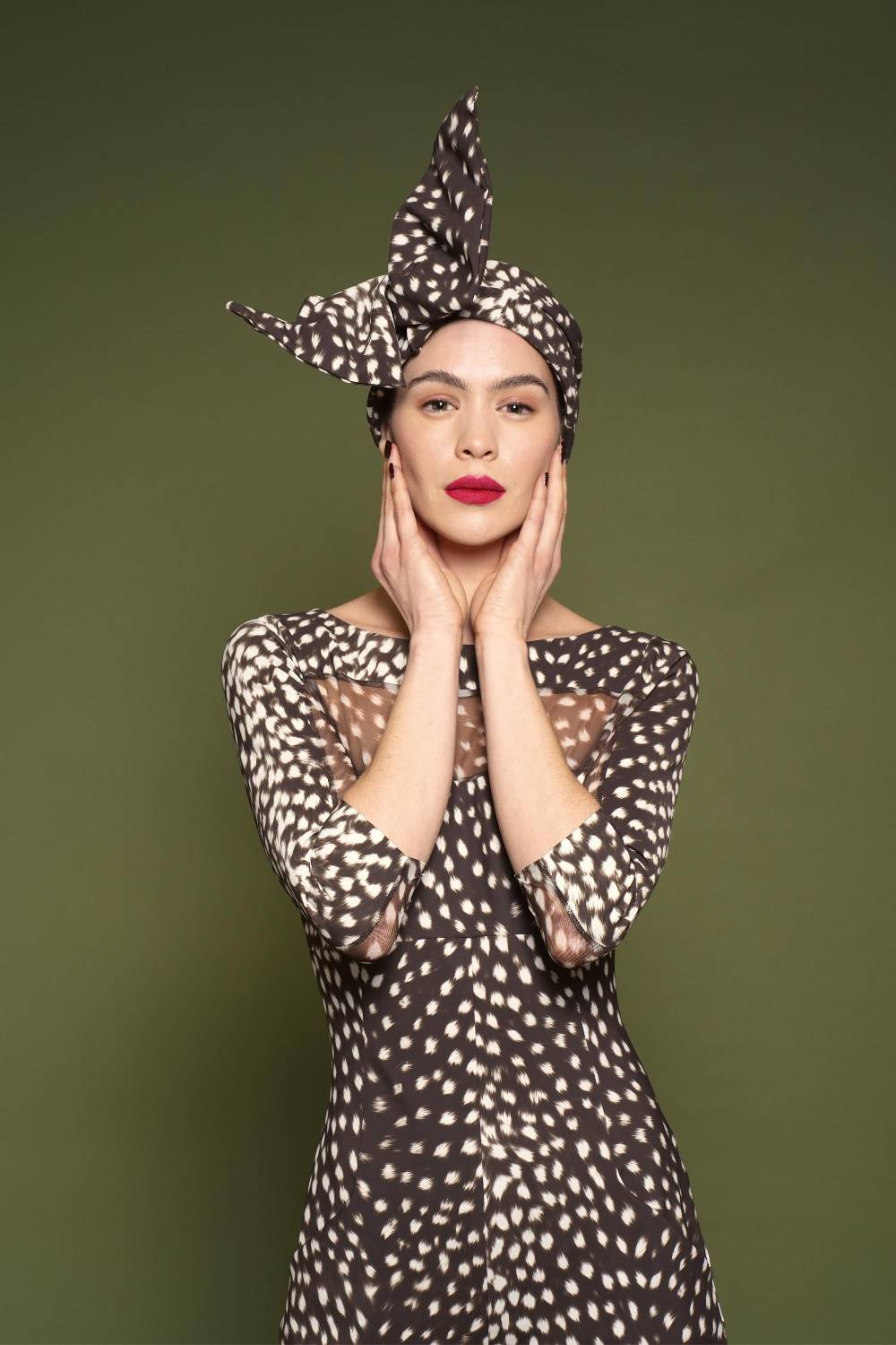 La Petite Robe Di Chiara Boni printed turban In Linea
