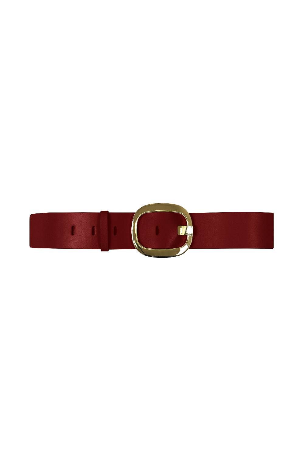La Petite Robe Di Chiara Boni leather belt with metallic buckle Qualità