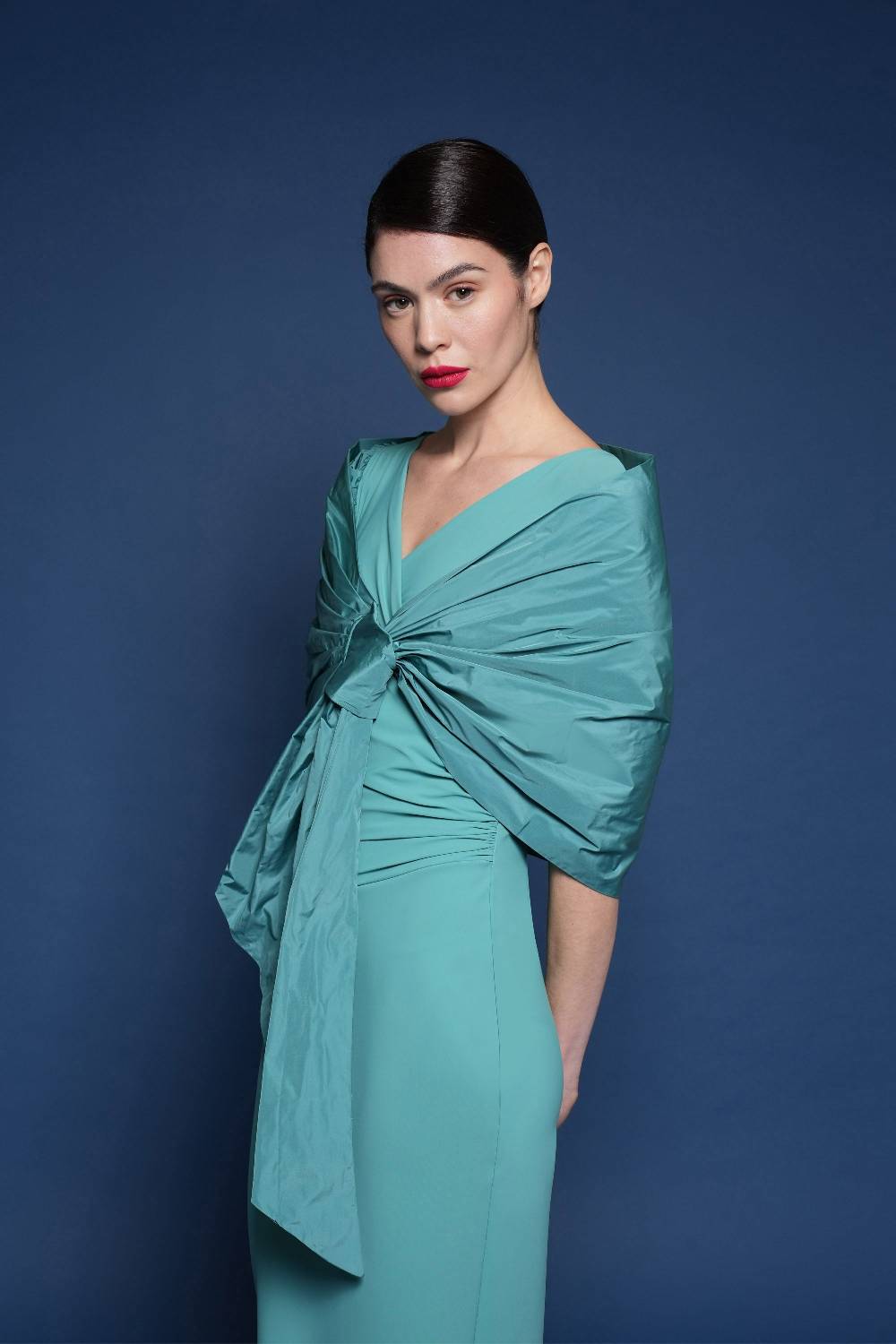 La Petite Robe Di Chiara Boni eva taffeta stole Spedizione Gratuita