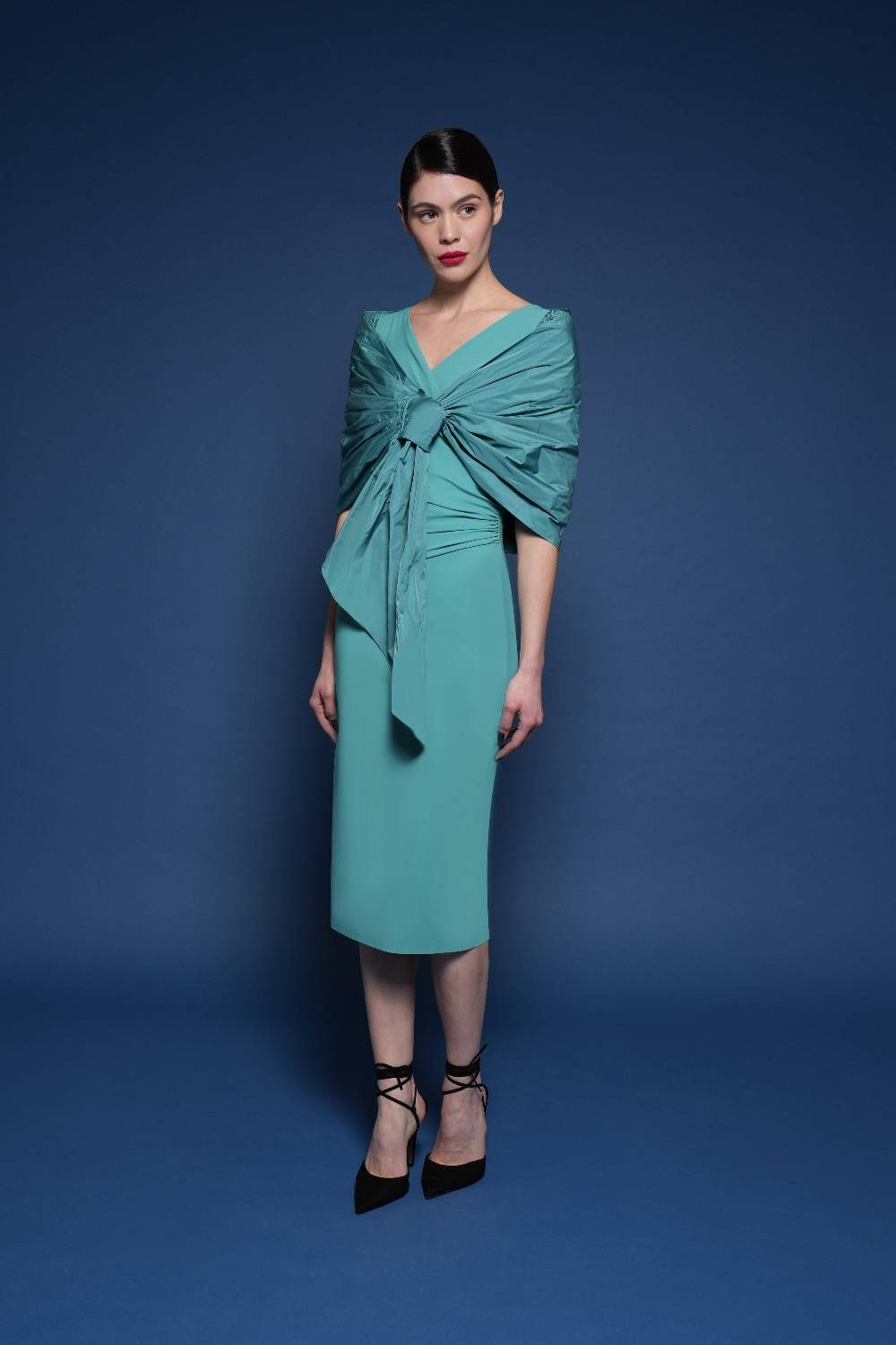 La Petite Robe Di Chiara Boni eva taffeta stole Spedizione Gratuita