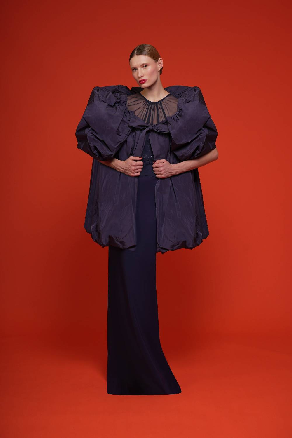 La Petite Robe Di Chiara Boni kap taffeta stole Soddisfazione Garantita