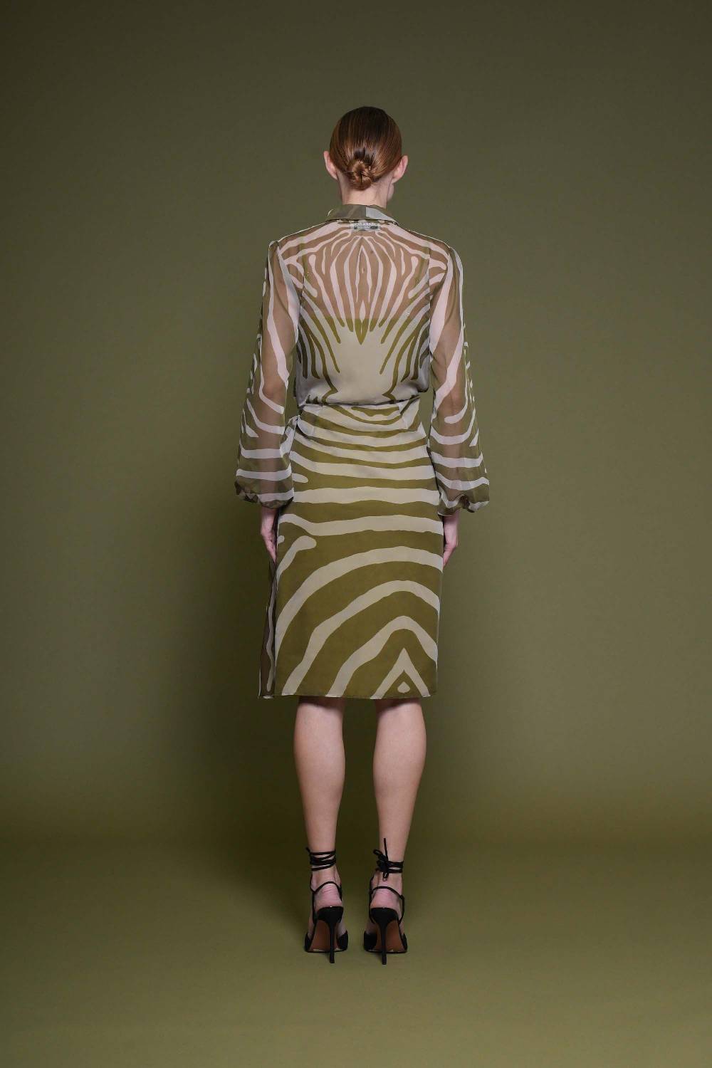 La Petite Robe Di Chiara Boni crizi printed chiffon dress Offerte