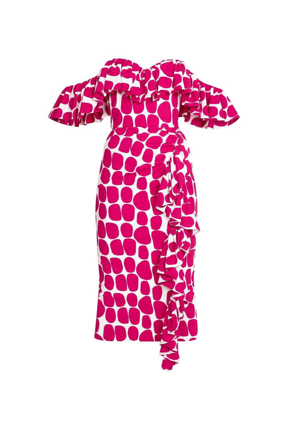 La Petite Robe Di Chiara Boni giraffea midi printed dress Offerta temporanea