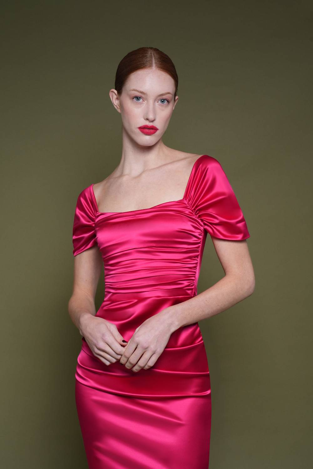 La Petite Robe Di Chiara Boni yudali satin gown Negozio