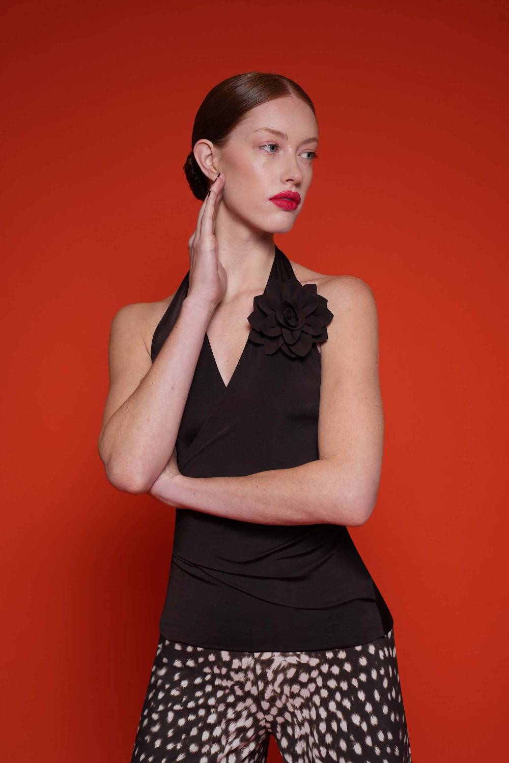 La Petite Robe Di Chiara Boni flower brooch Qualità