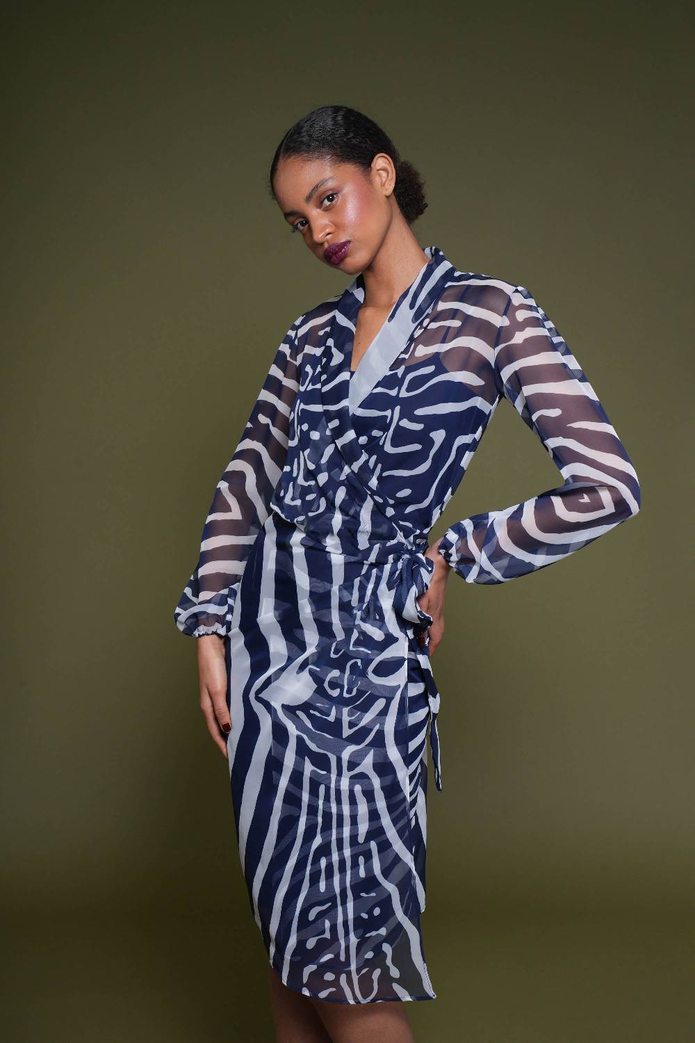 La Petite Robe Di Chiara Boni crizi printed chiffon dress Outlet