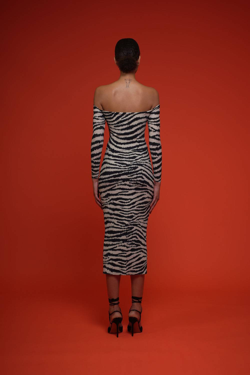La Petite Robe Di Chiara Boni yu printed midi dress In Vendita