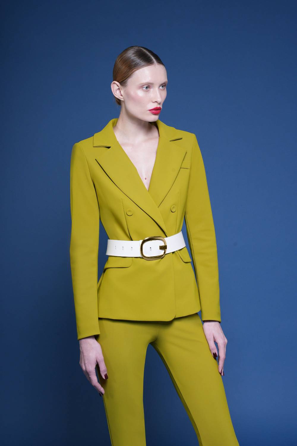 La Petite Robe Di Chiara Boni leather belt with metallic buckle Offerta speciale