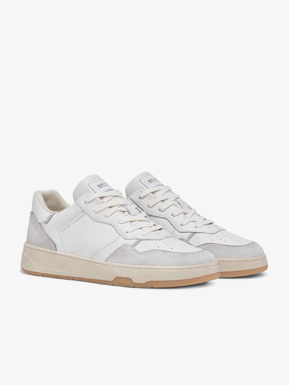 CRIME LONDON Sneakers Timeless 16206PP5 uomo pelle bianco In Linea