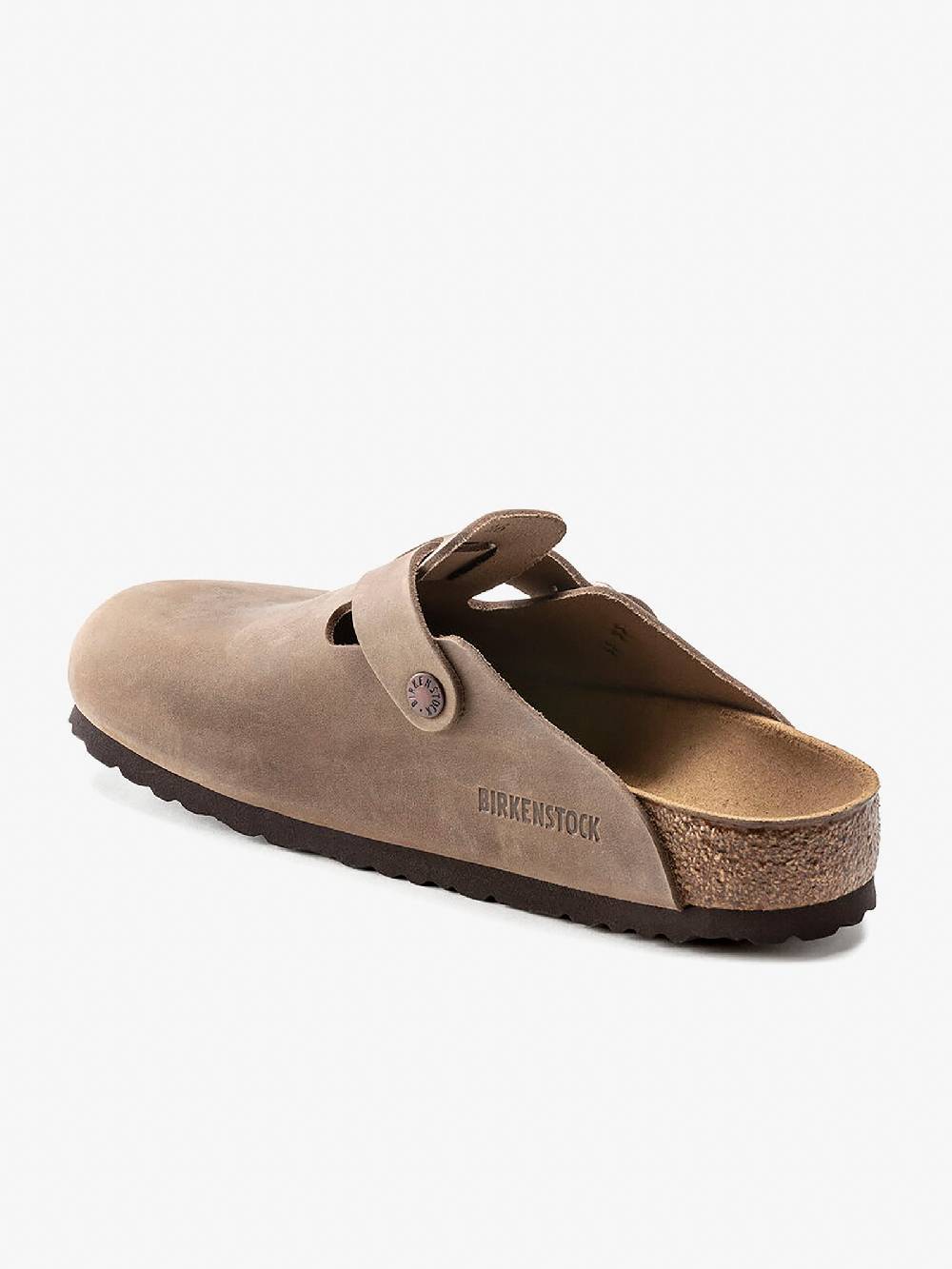 BIRKENSTOCK Ciabatte boston 960813 pelle marrone Vendita