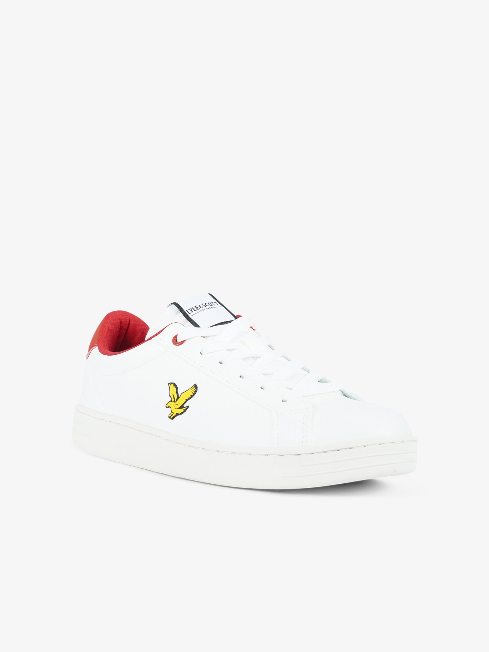 LYLE & SCOTT Sneakers Elgin uomo pelle sintetica bianco Promozione