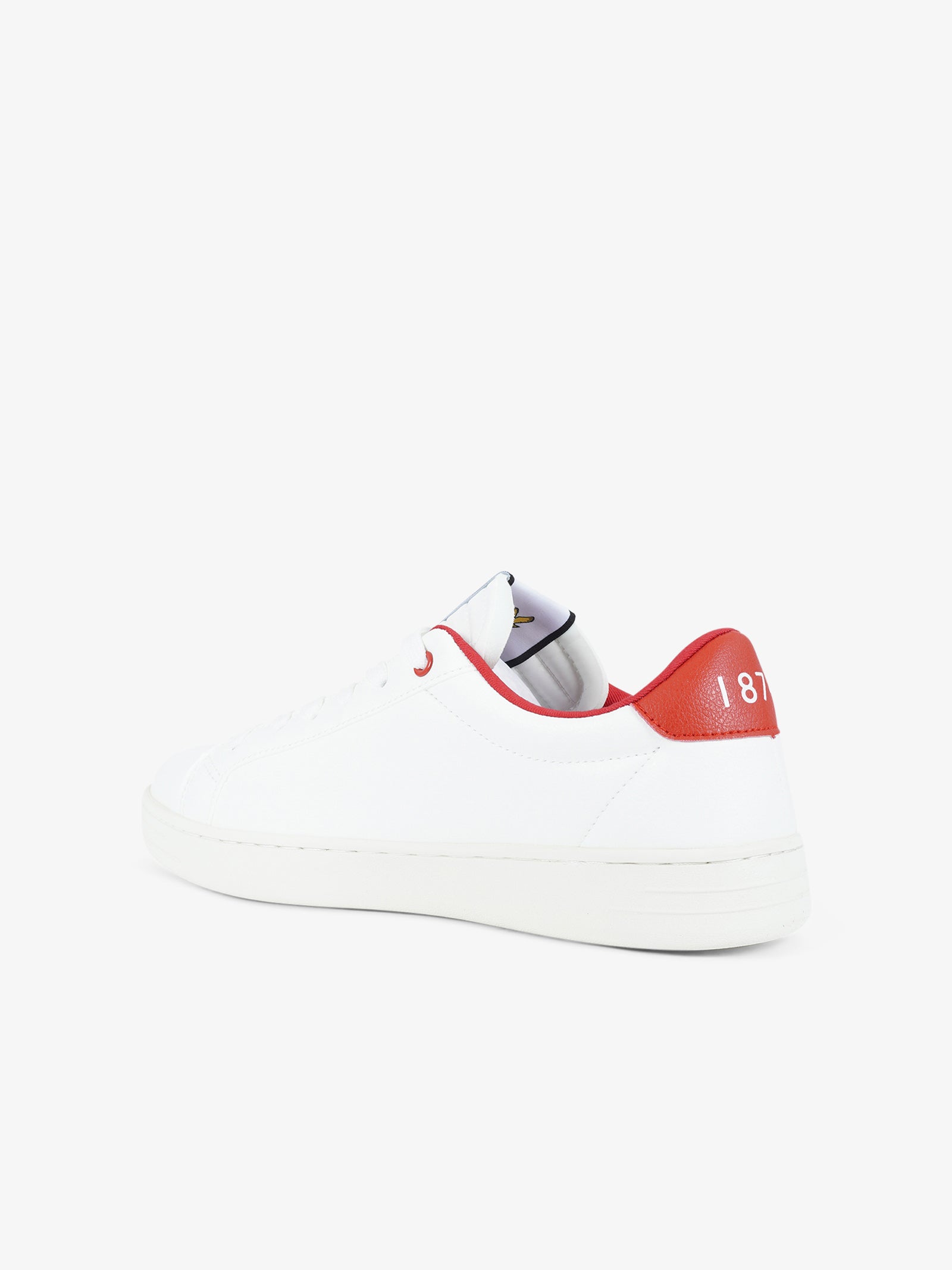 LYLE & SCOTT Sneakers Elgin uomo pelle sintetica bianco Promozione