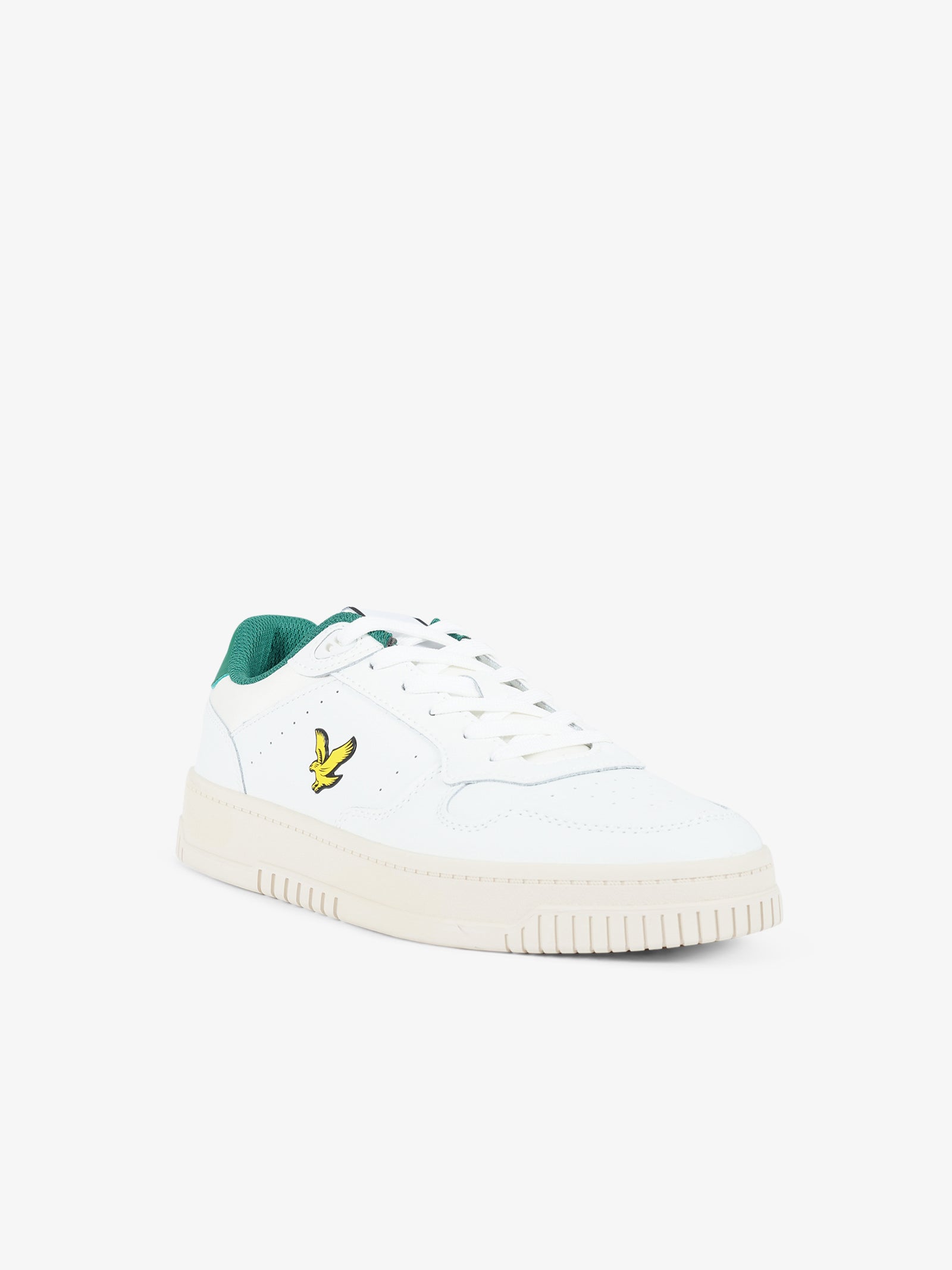 LYLE & SCOTT Sneakers Culross uomo pelle bianco Consegna Veloce