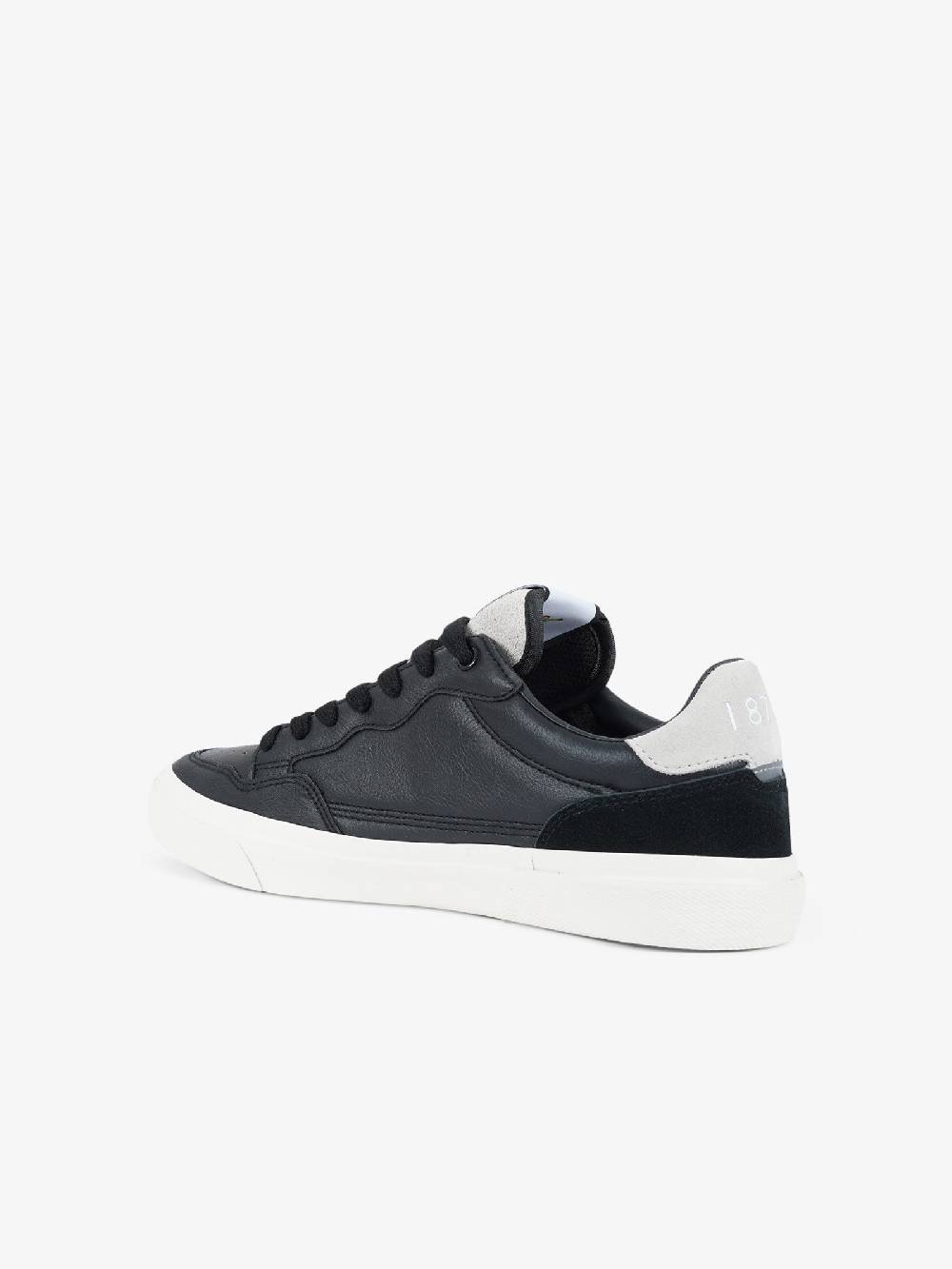 LYLE & SCOTT Sneakers Bora uomo pelle nero Promozione Limitata