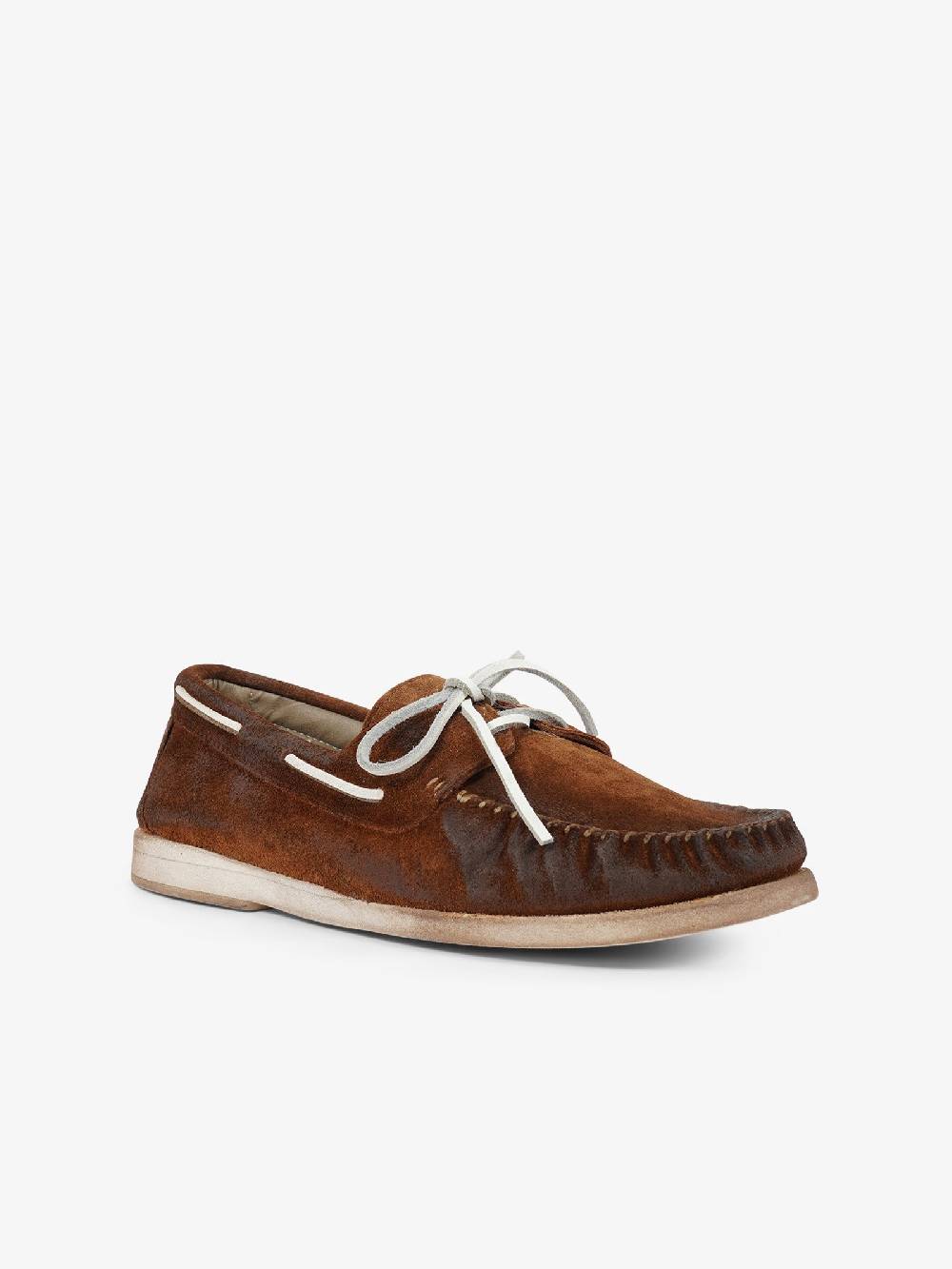 CAVALLACCIO Mocassini 1006 uomo pelle marrone Prezzo Ridotto