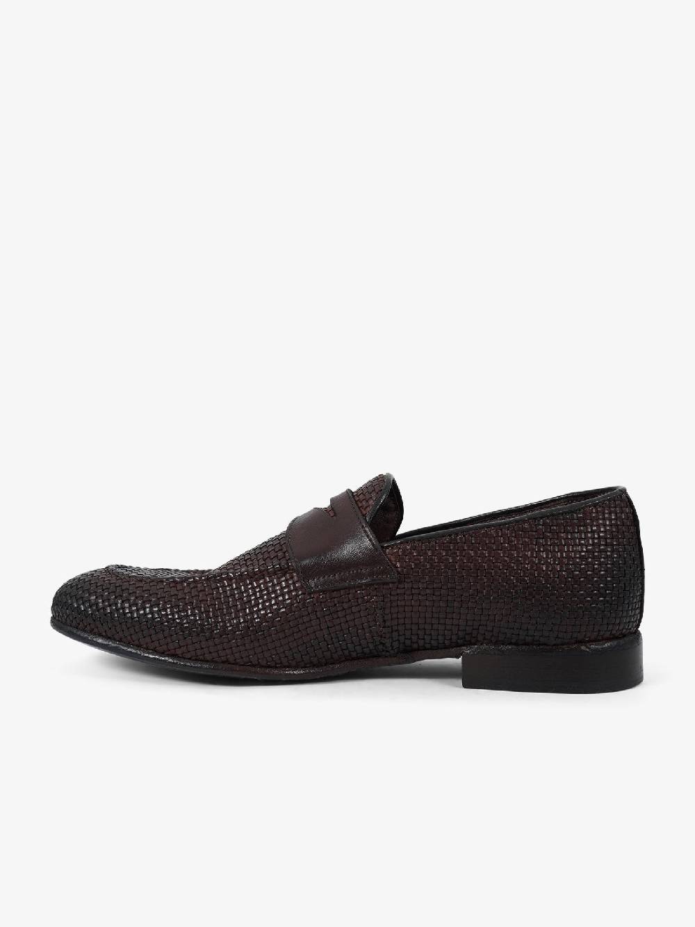 CAVALLACCIO Mocassini 004 uomo pelle marrone Presa