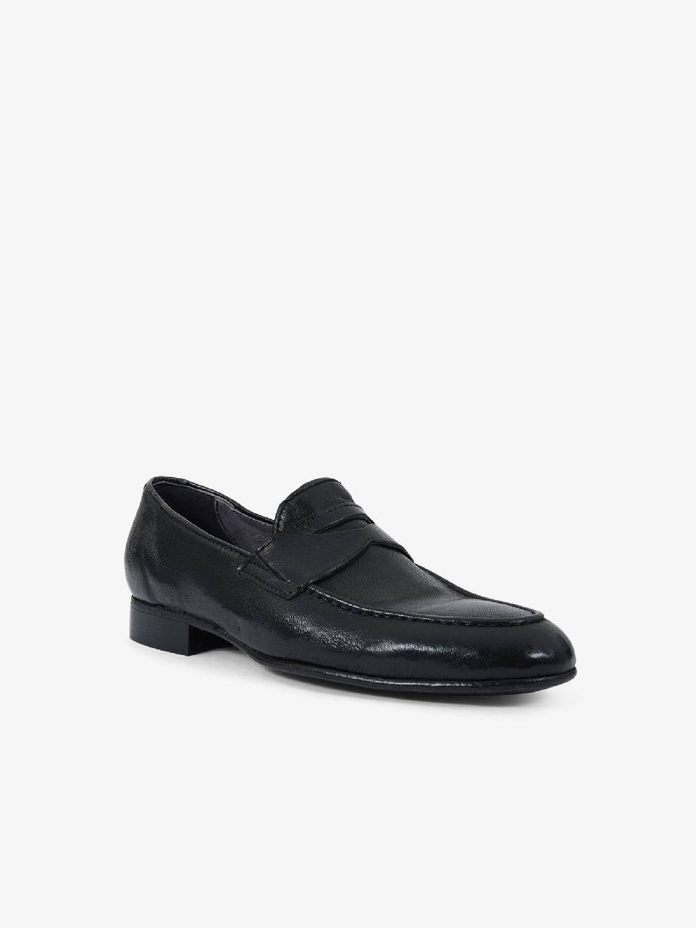 CAVALLACCIO Mocassini 001 uomo pelle nero Sconto