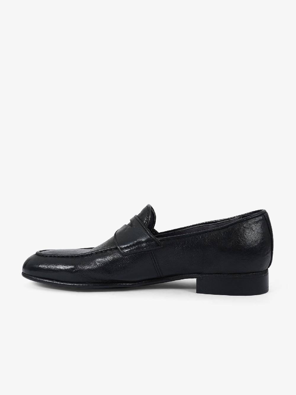 CAVALLACCIO Mocassini 001 uomo pelle nero Sconto