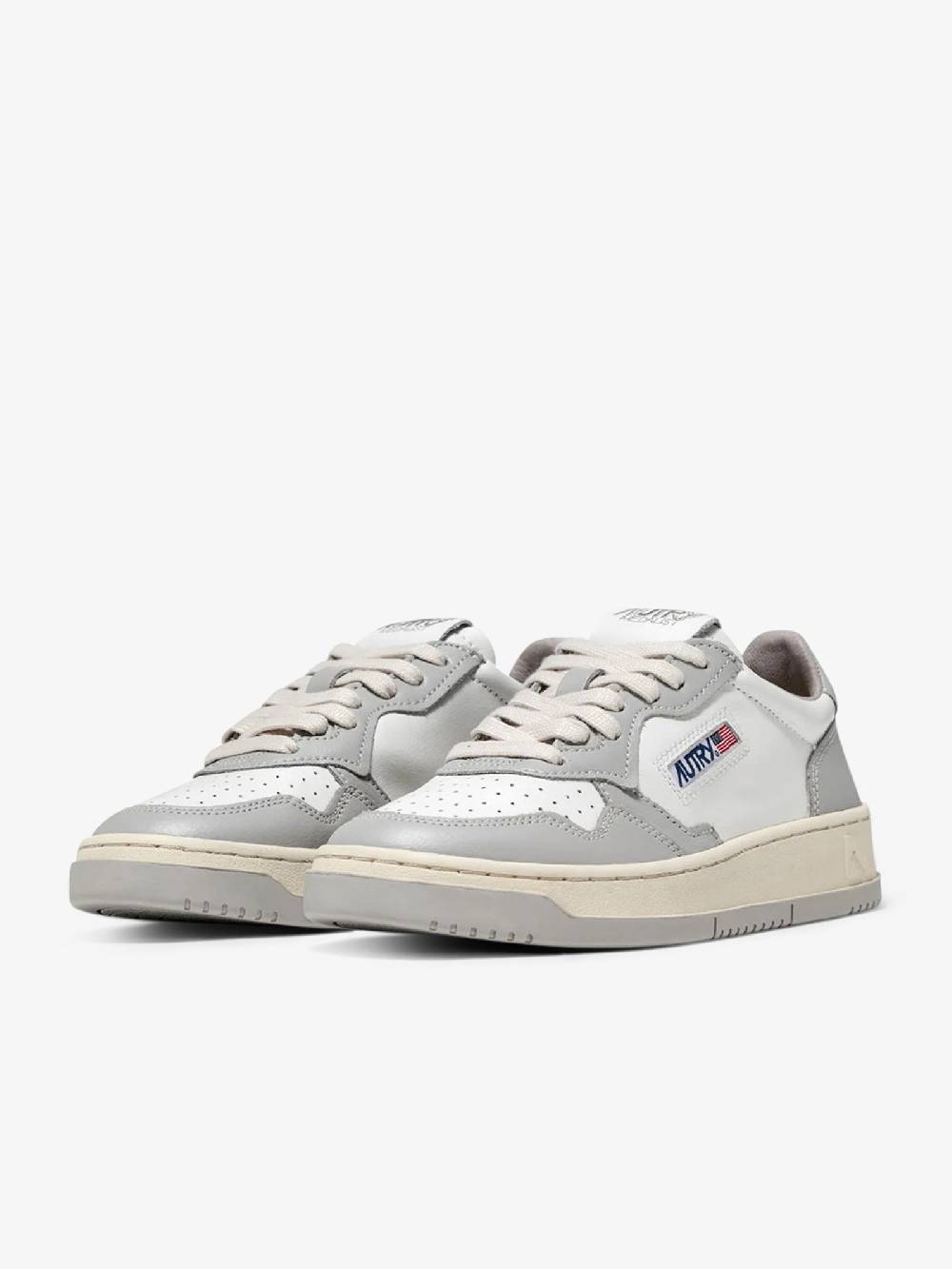 AUTRY Sneakers Medalist Low AULM uomo pelle bianco Outlet