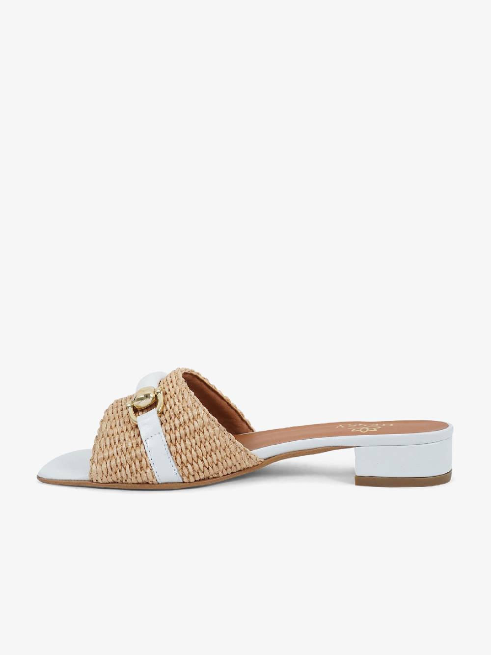 HESSY Sandali con tacco TACCO 10 720 donna rafia bianco Promozione