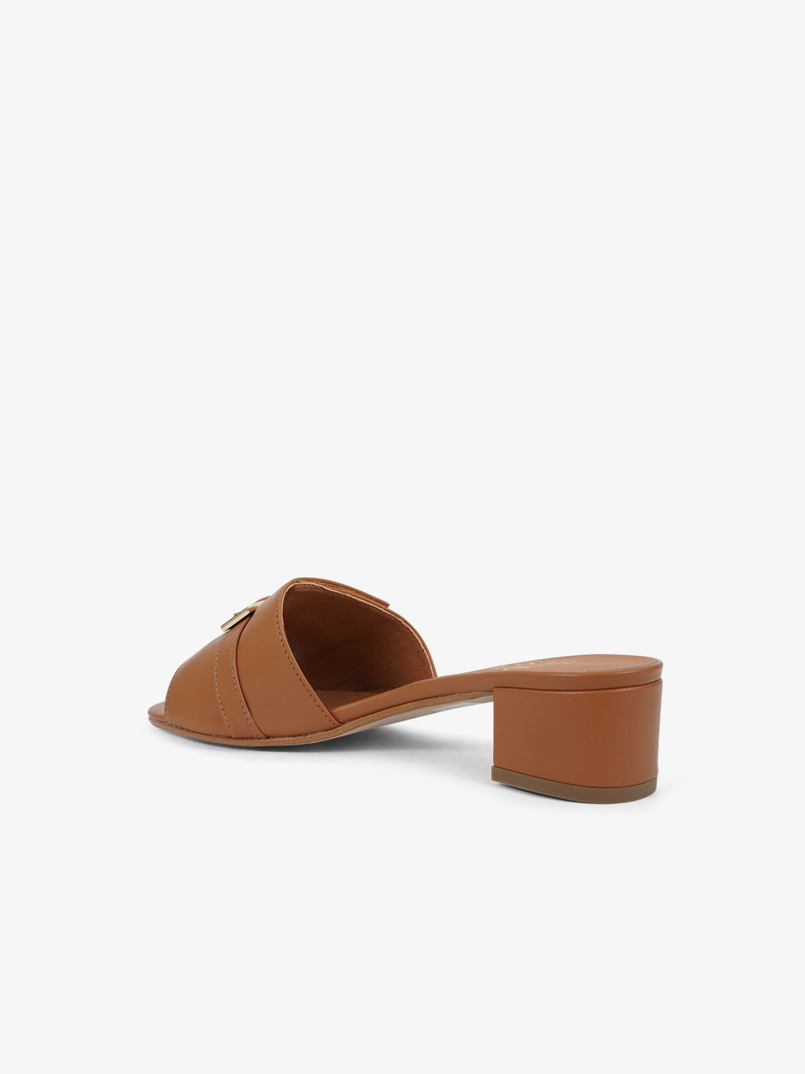 HESSY Sandali con tacco TACCO 20 5050 donna pelle marrone Soddisfazione Garantita