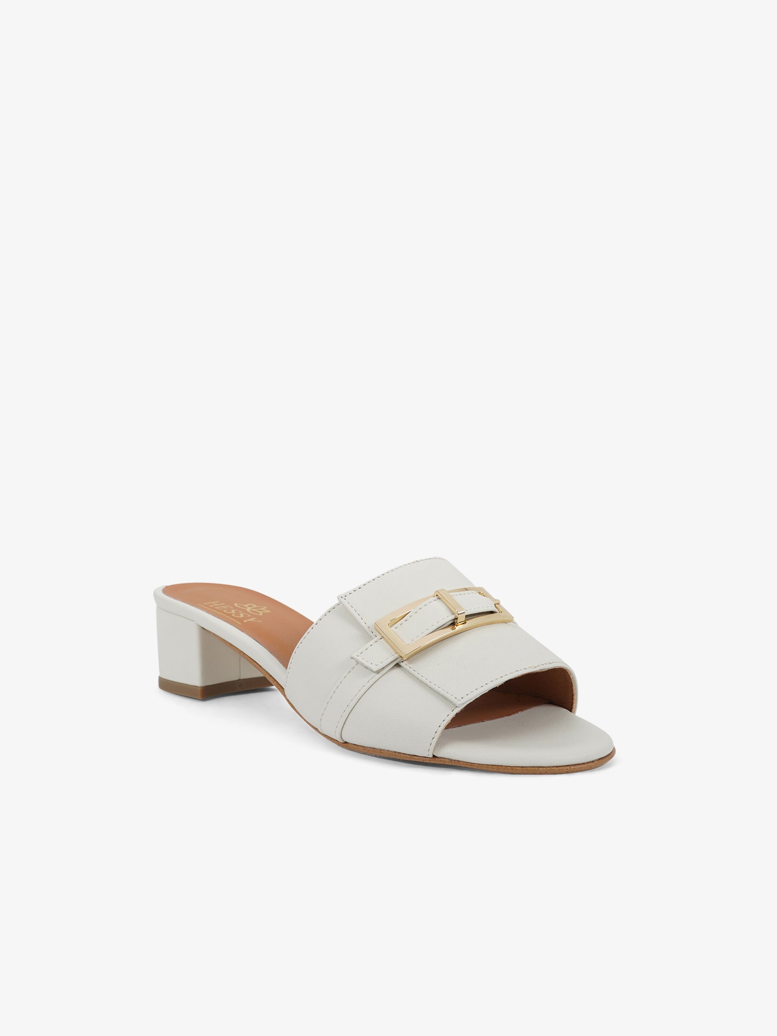 HESSY Sandali con tacco TACCO 20 5050 donna pelle bianco Qualità Garantita