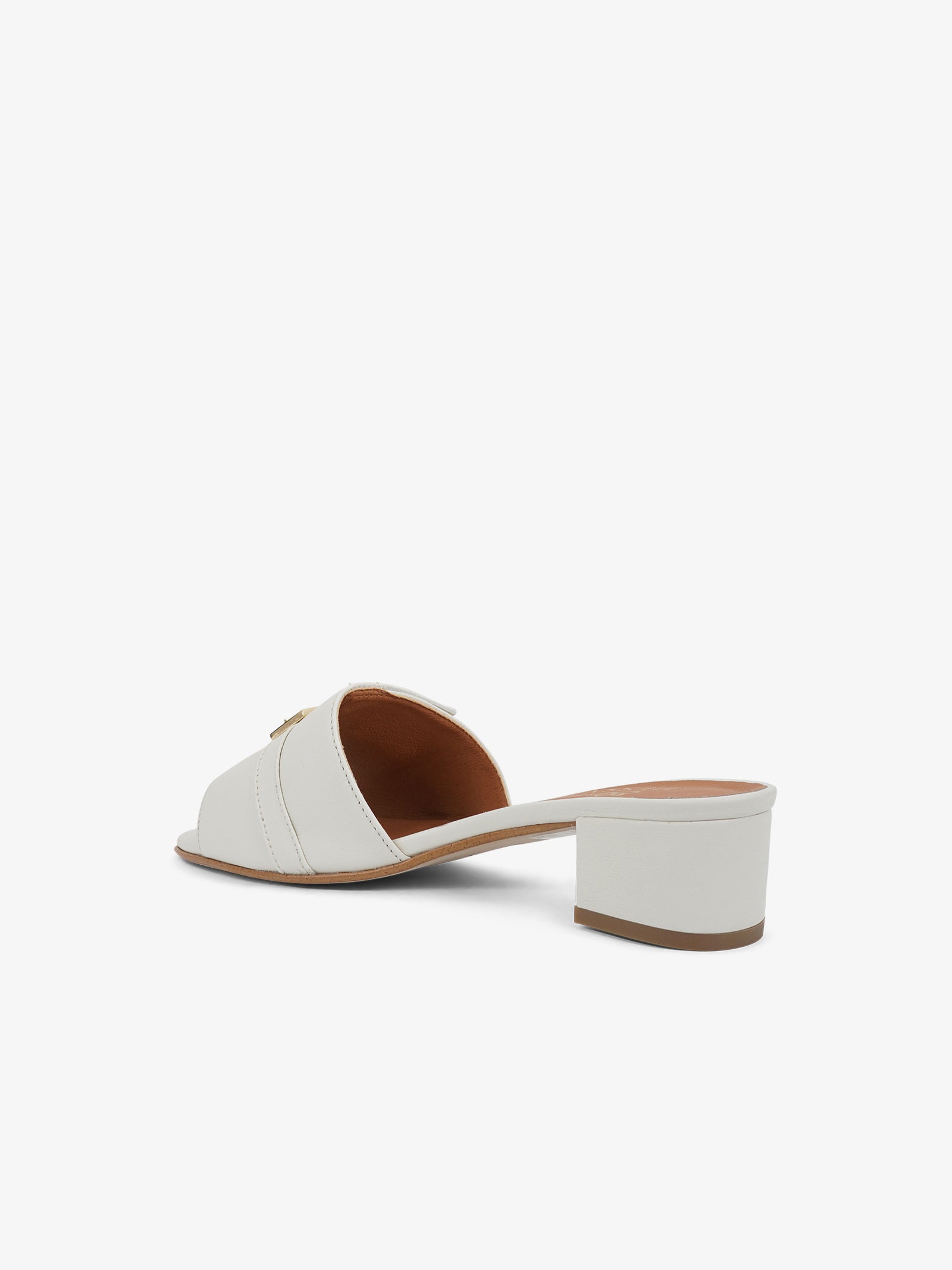HESSY Sandali con tacco TACCO 20 5050 donna pelle bianco Qualità Garantita
