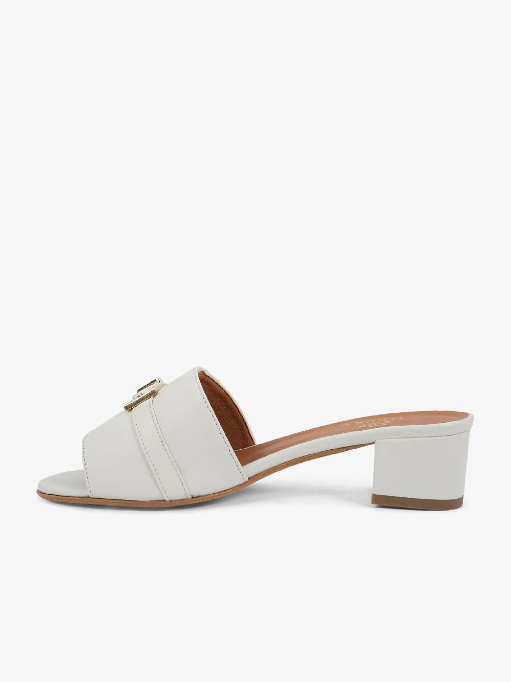 HESSY Sandali con tacco TACCO 20 5050 donna pelle bianco Qualità Garantita