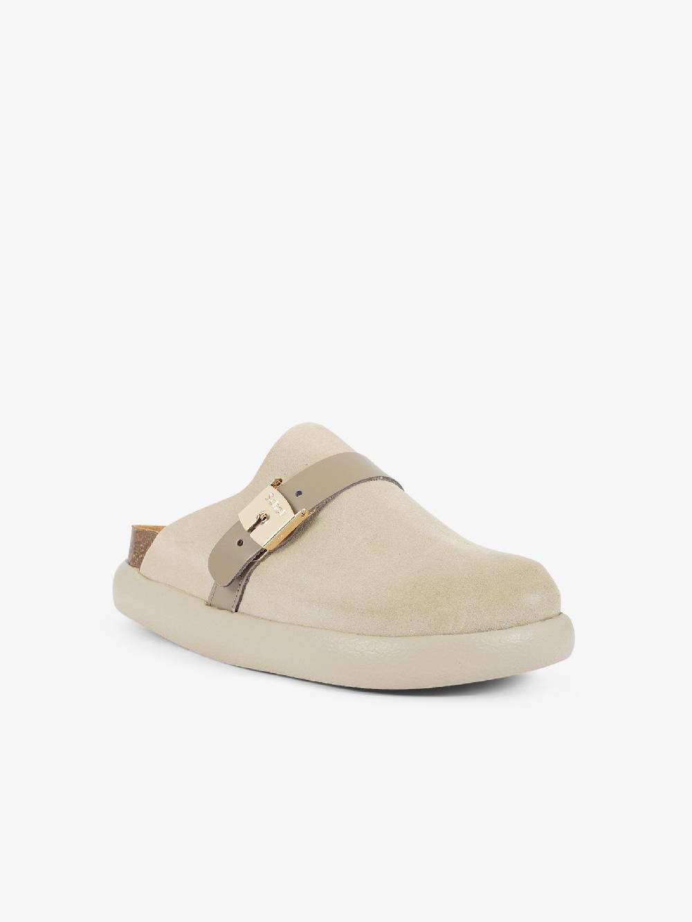 SCHOLL Sabot Ivy Buckle Camel Sde SA SL.F311691013 donna camoscio marrone Outlet