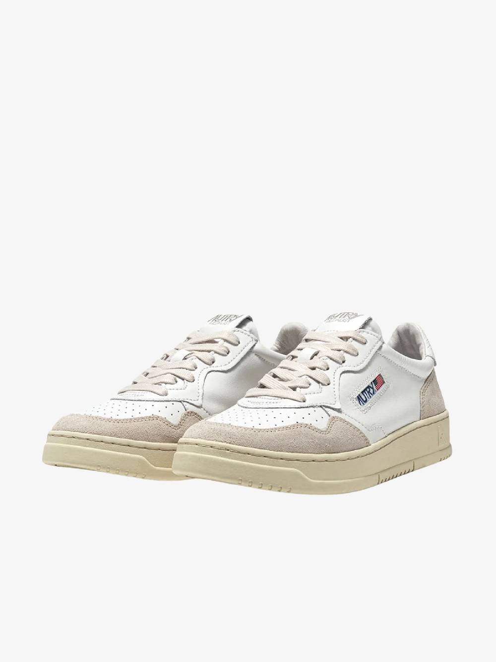 AUTRY Sneakers Medalist Low AULW donna pelle bianco Saldi Di Fabbrica