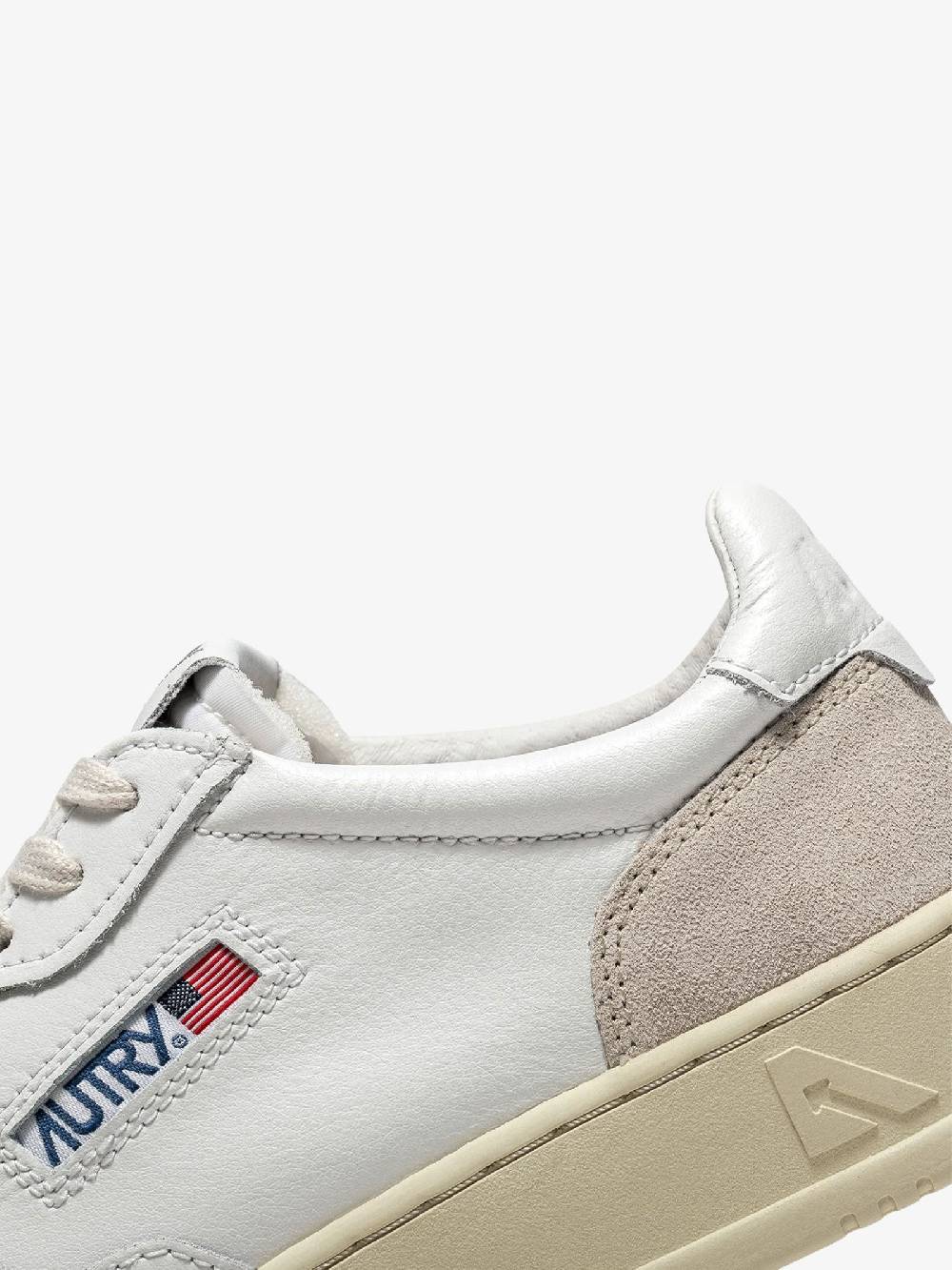 AUTRY Sneakers Medalist Low AULW donna pelle bianco Saldi Di Fabbrica