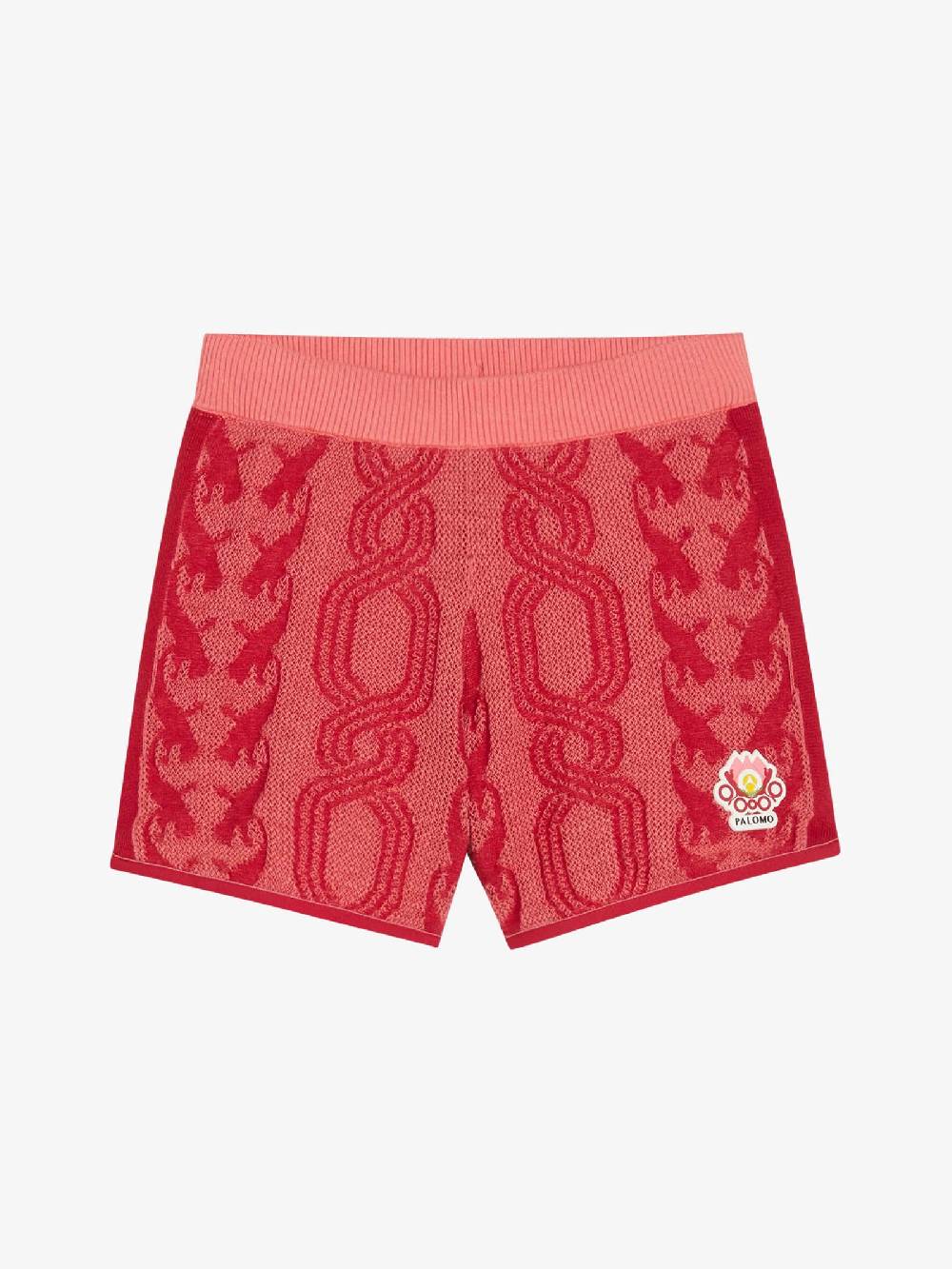 PUMA Bermuda PUMA x PALOMO T7 Shorts 625561_ cotone rosso Nuova