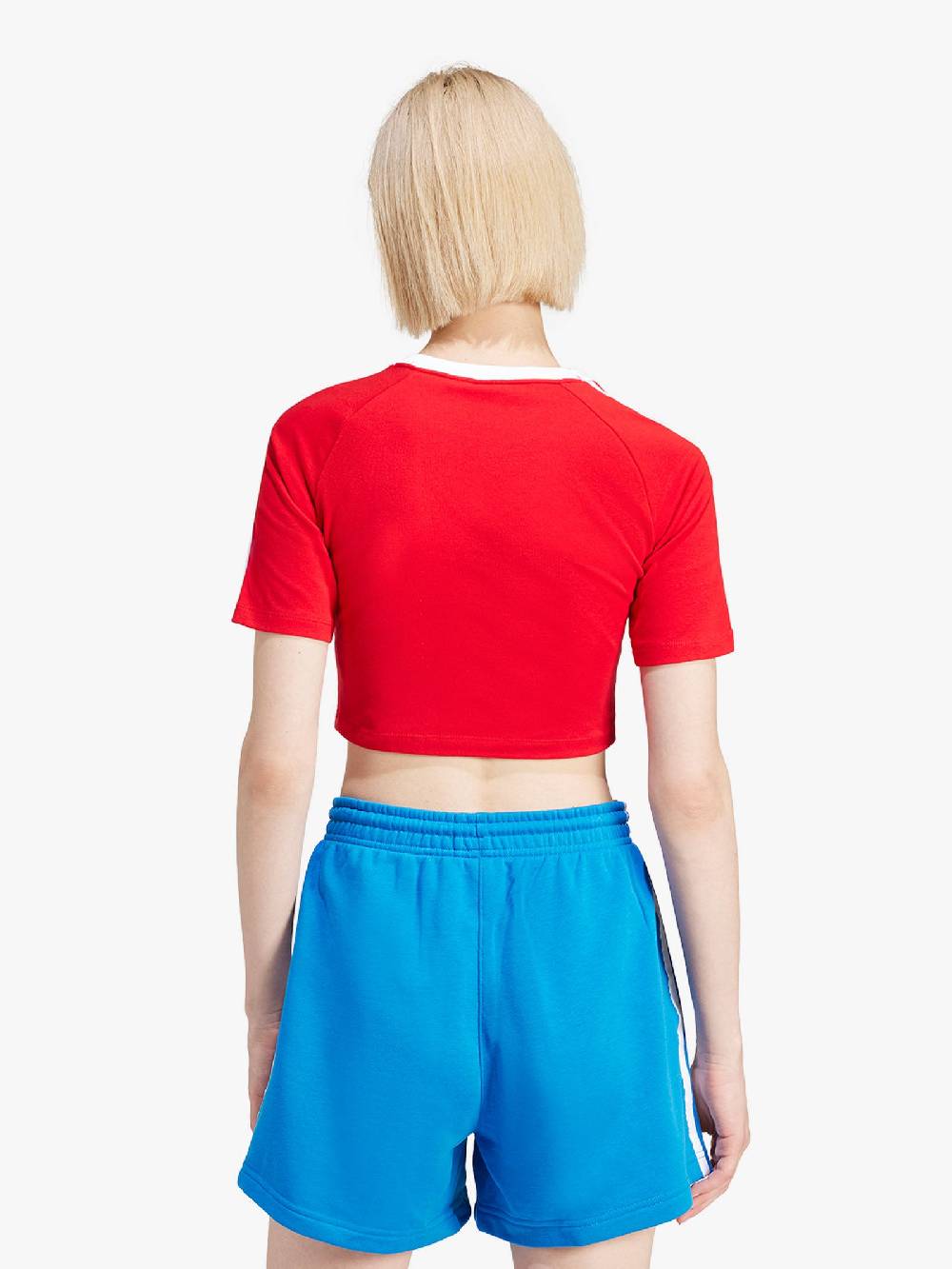 ADIDAS T-shirt 3-Stripes Baby IP0665 donna cotone rosso Promozione