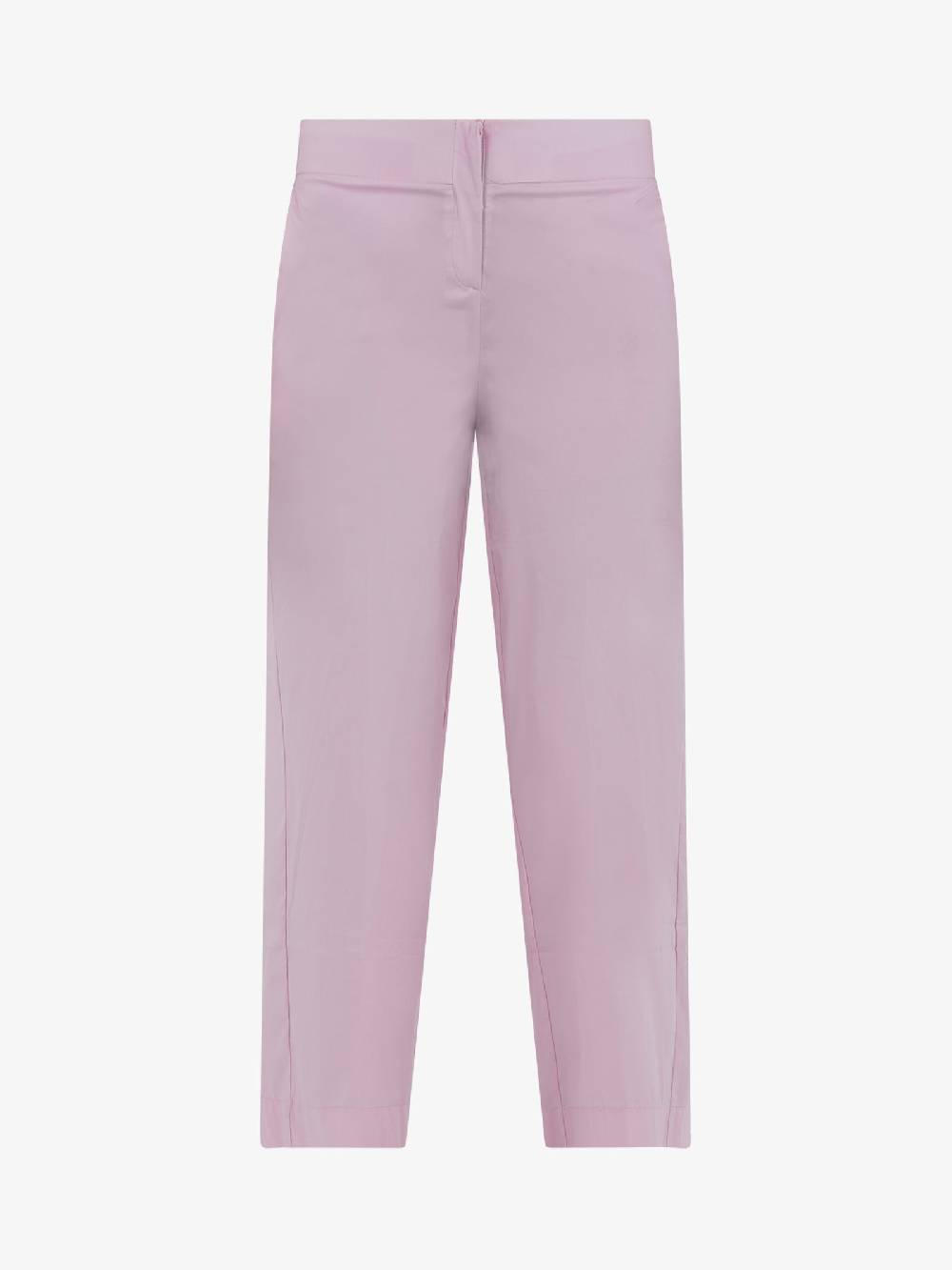 JIJIL Pantalone a vita alta PA279 donna cotone rosa Shopping Online