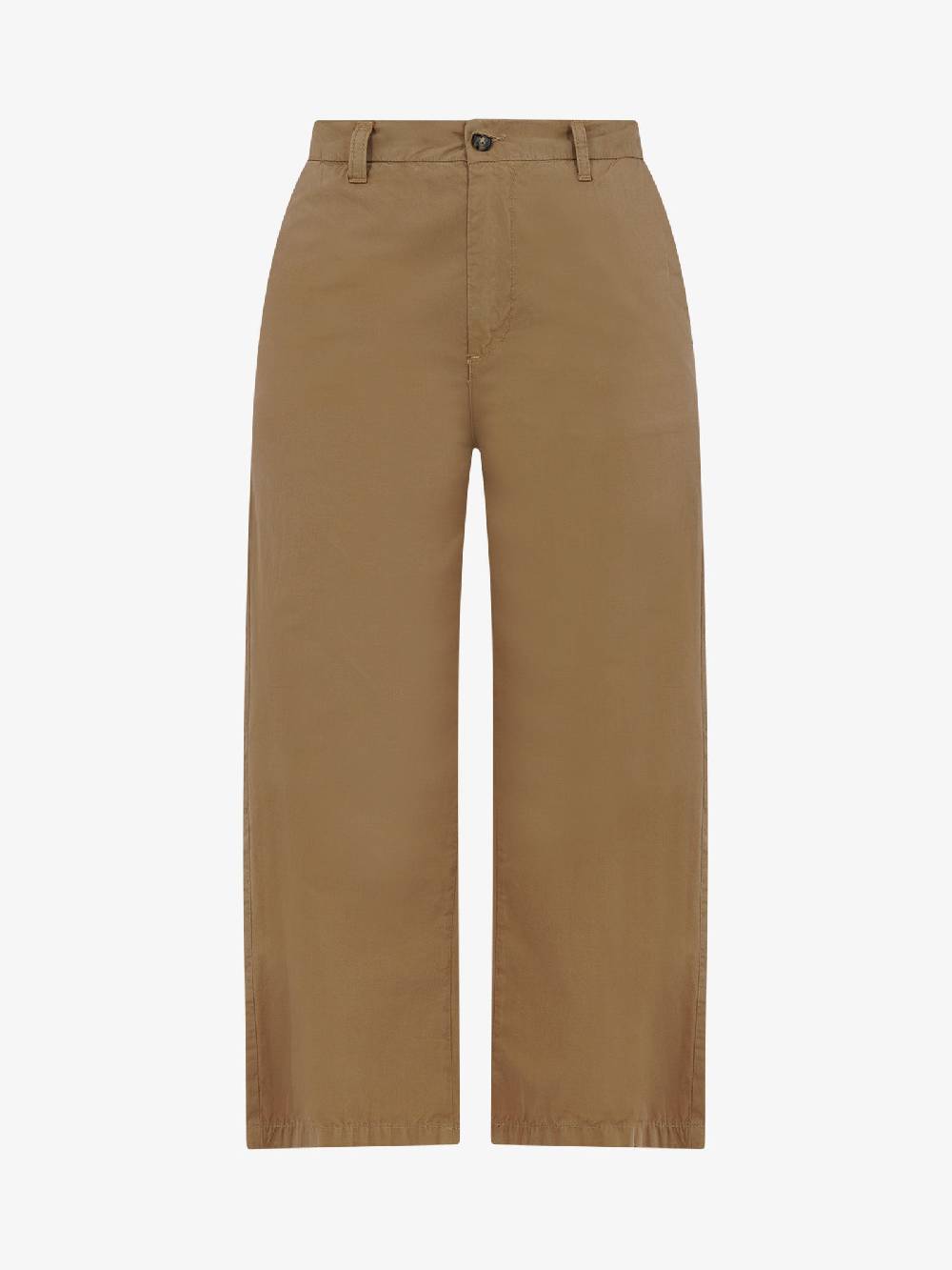 DIXIE Pantalone a vita alta P142J175 donna cotone beige Offerta
