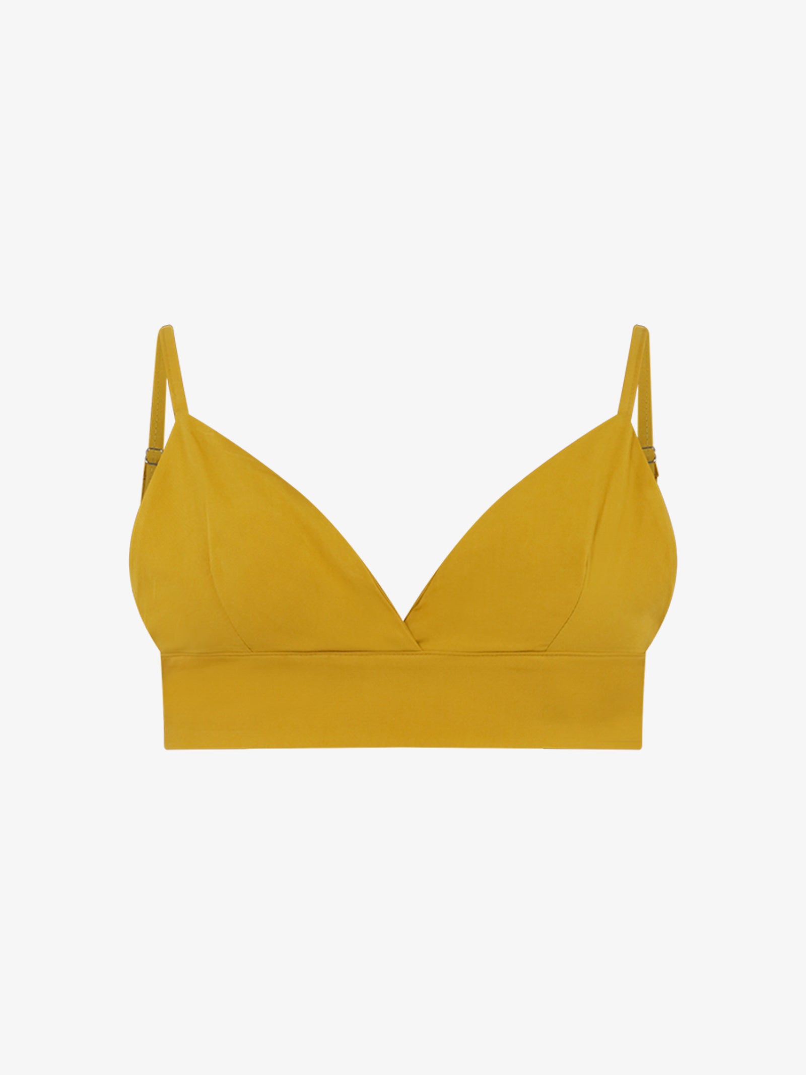 HAVE ONE Top cropped con spalline sottili RMA-L131 donna viscosa giallo Vendite Flash