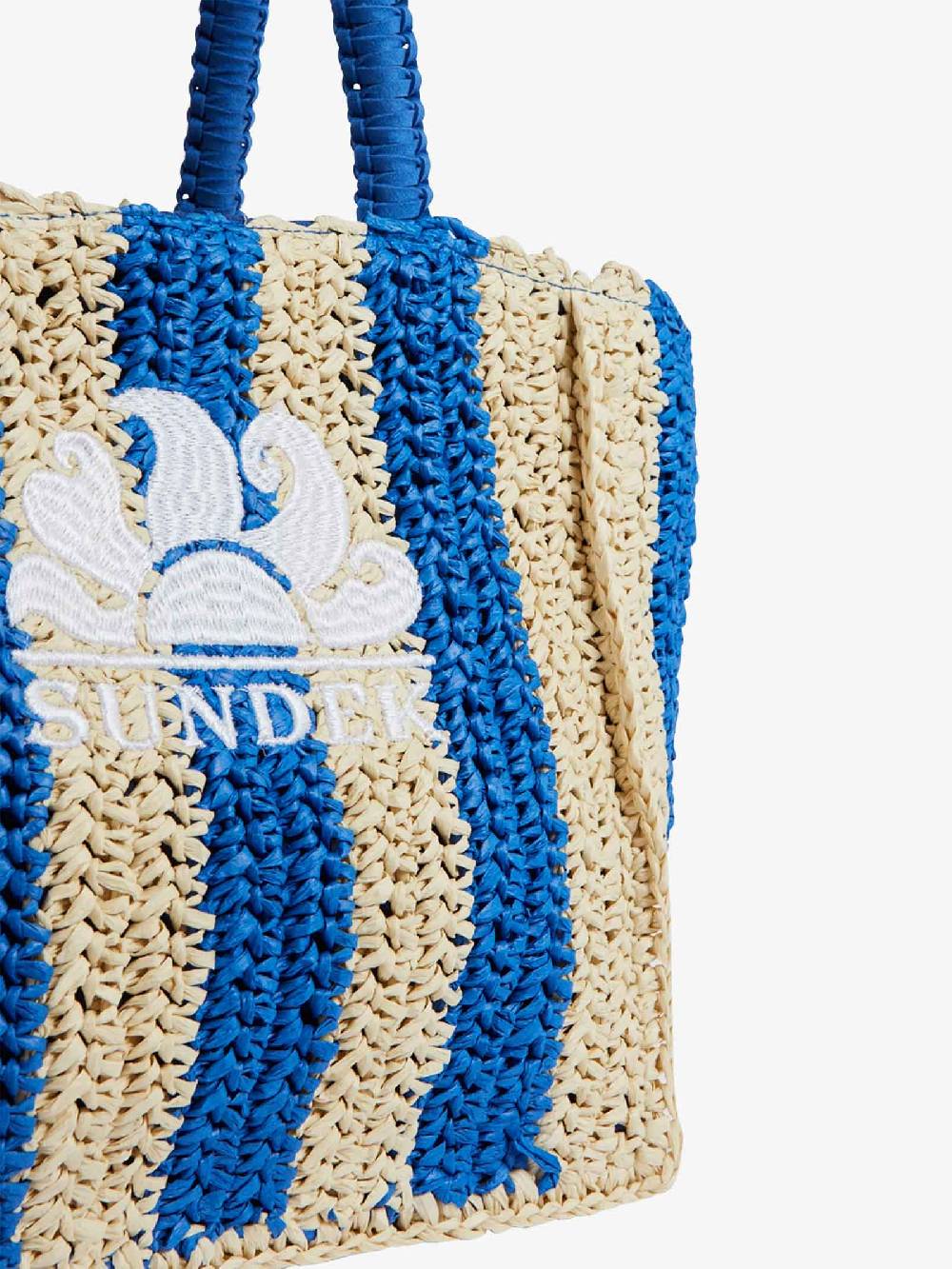 SUNDEK Borsa a mano VITA PAPER STRAW AW743ABPA100 donna blu I Più Venduti