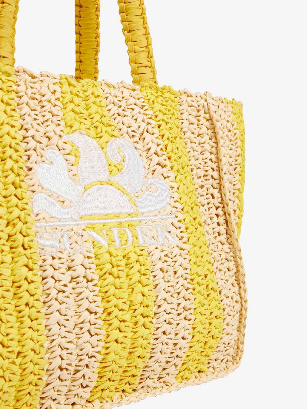 SUNDEK Borsa a mano VITA PAPER STRAW AW743ABPA100 donna giallo Vendite Flash