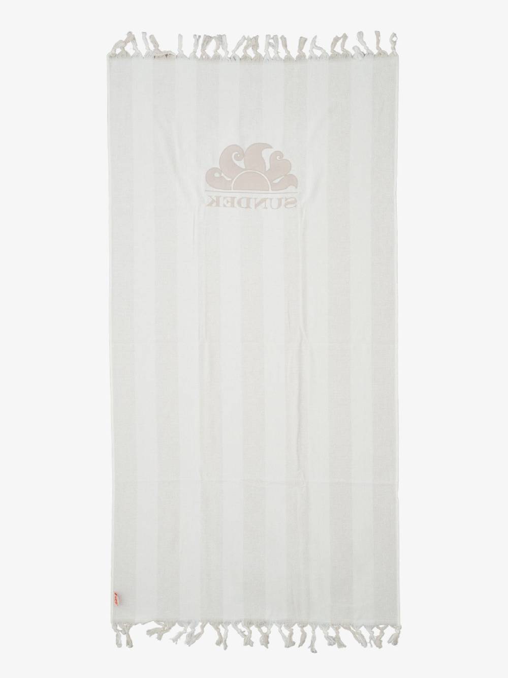 SUNDEK Telo da mare Jacquard Towel unisex verde/bicolore Nuovo