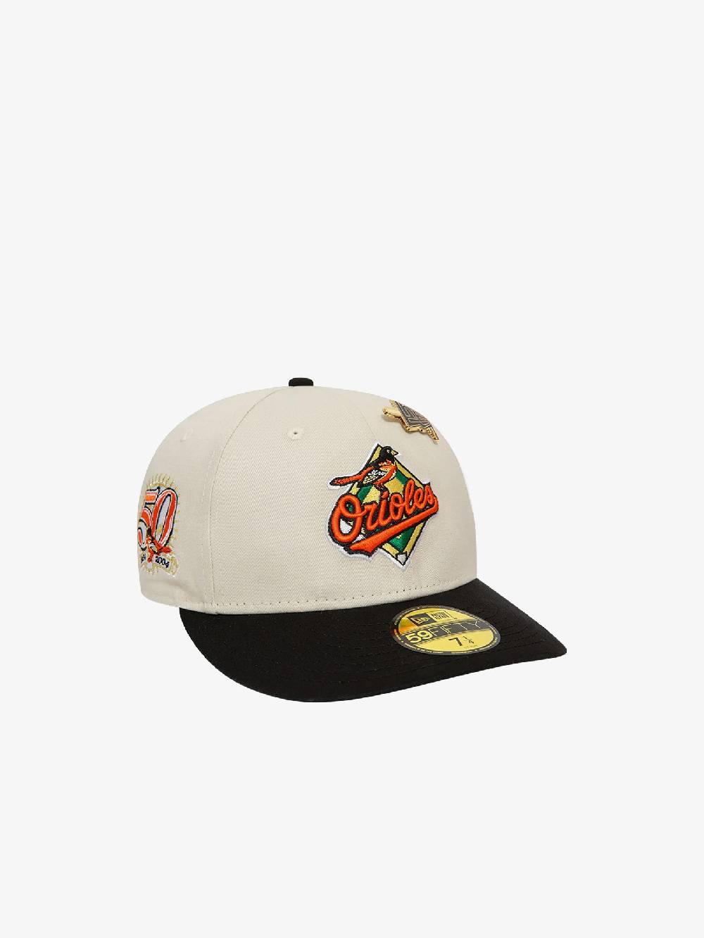 NEW ERA Cappello 59FIFTY Low Profile Baltimore Orioles MLB Pin 60503332 uomo cotone beige Fino al 50% di sconto